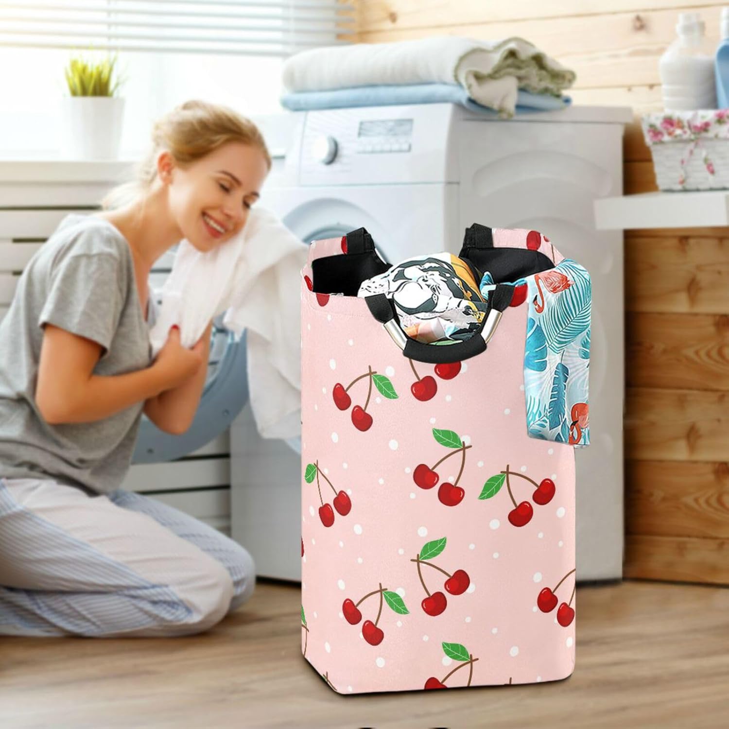 YEGAMEWater-Resistant Laundry Hamper Durable Storage Solution