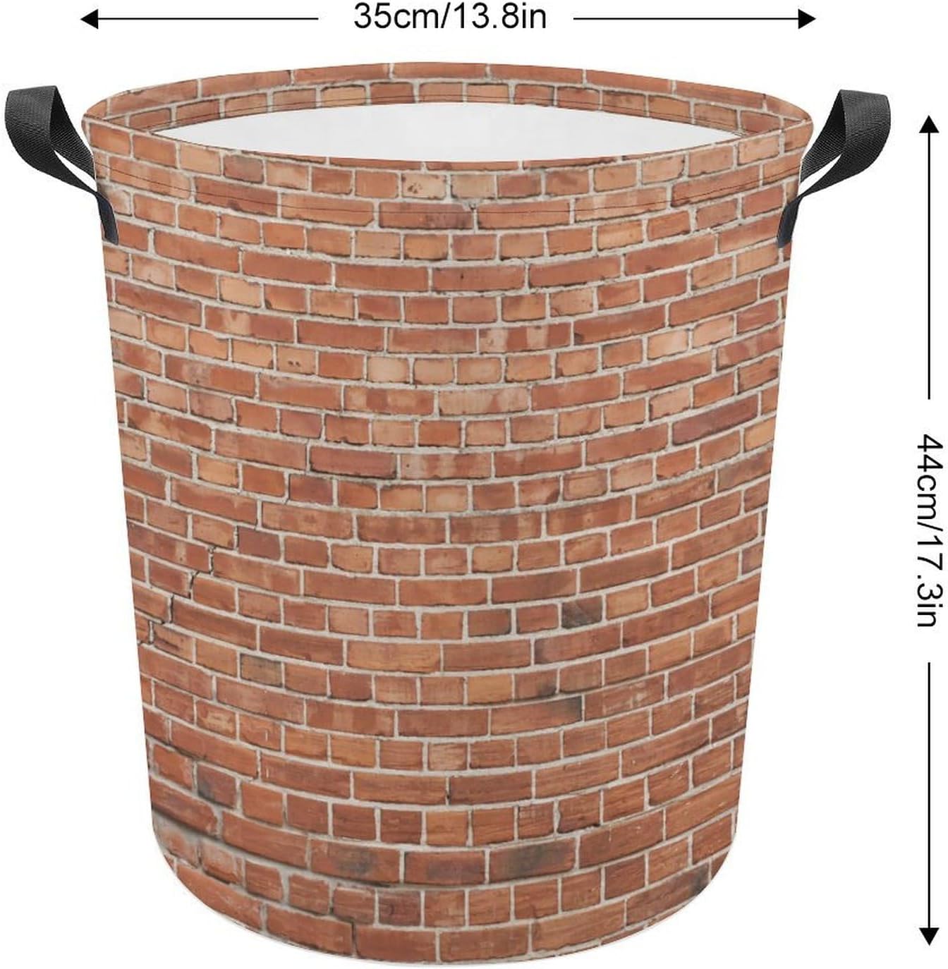 All-In-One Red Brick Water Resistant Laundry Bin