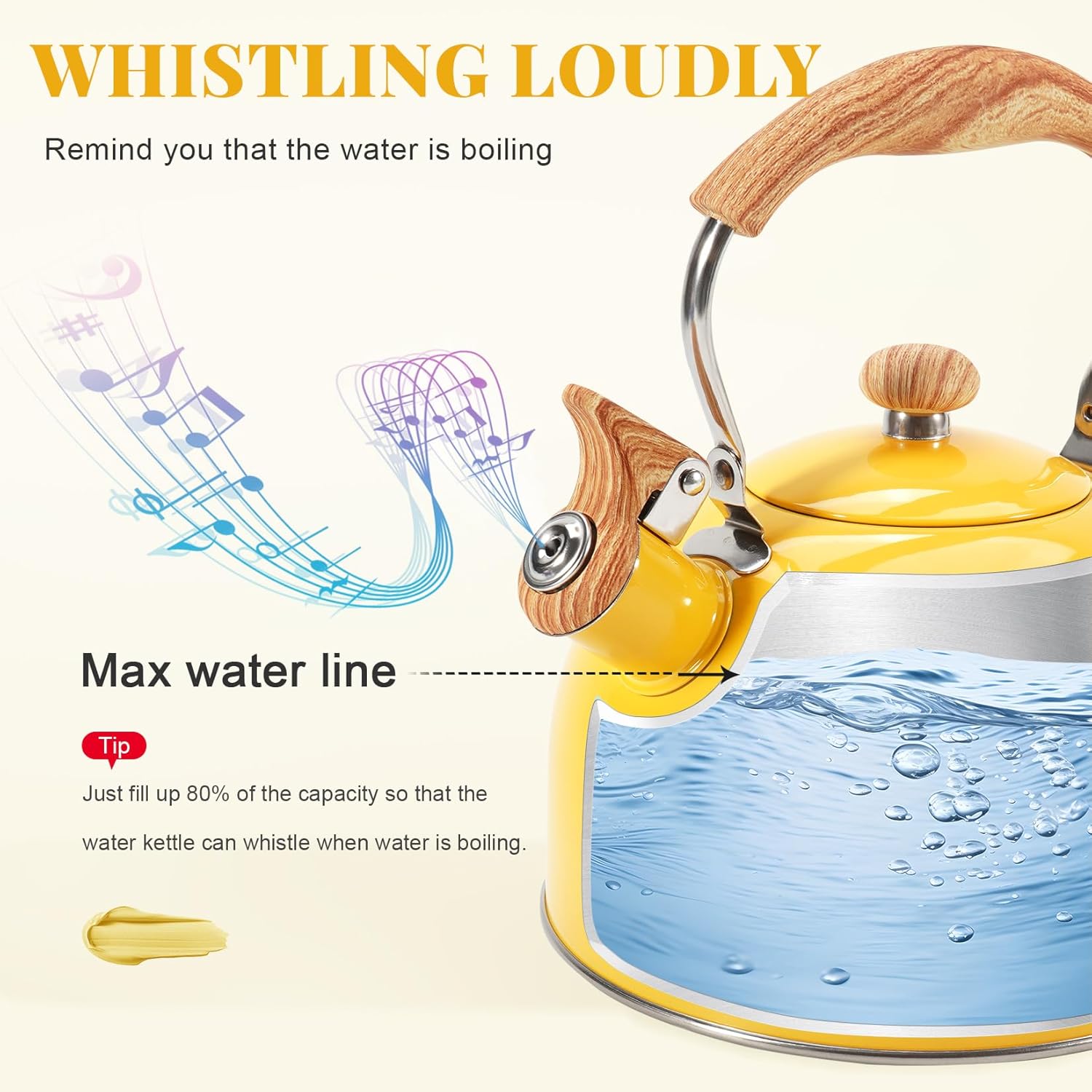 GGC Whistling Tea Kettle