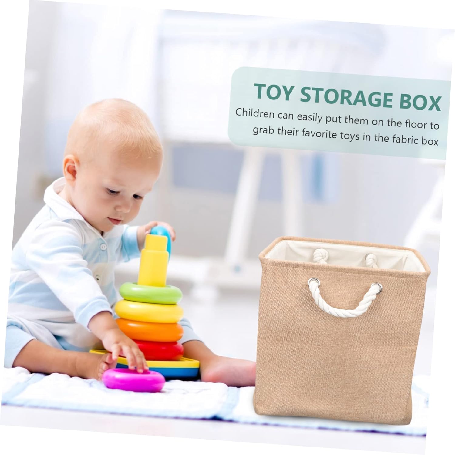 Cabilock Modern Minimalist Storage Basket for Laundry Use