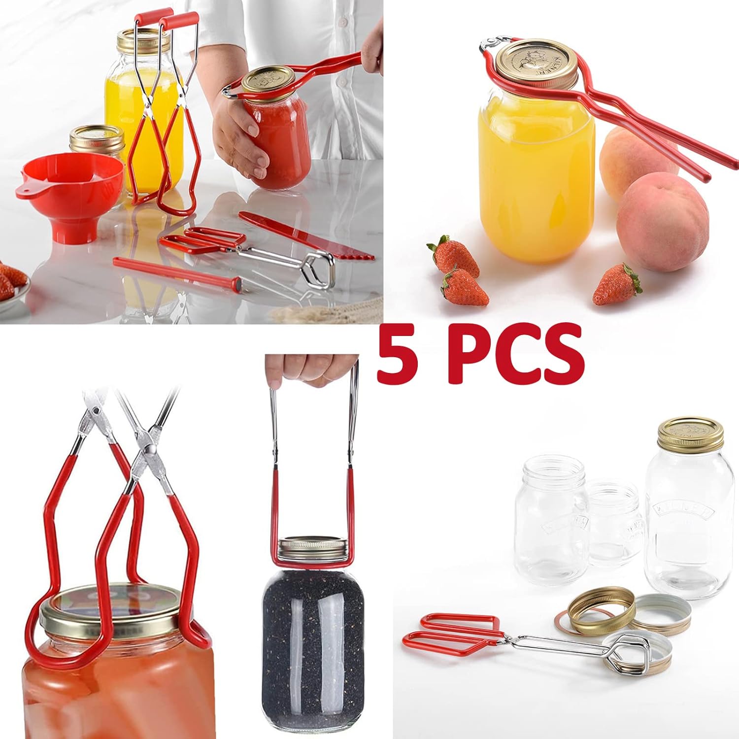 Five-Piece Canning Kit Durable and Functional