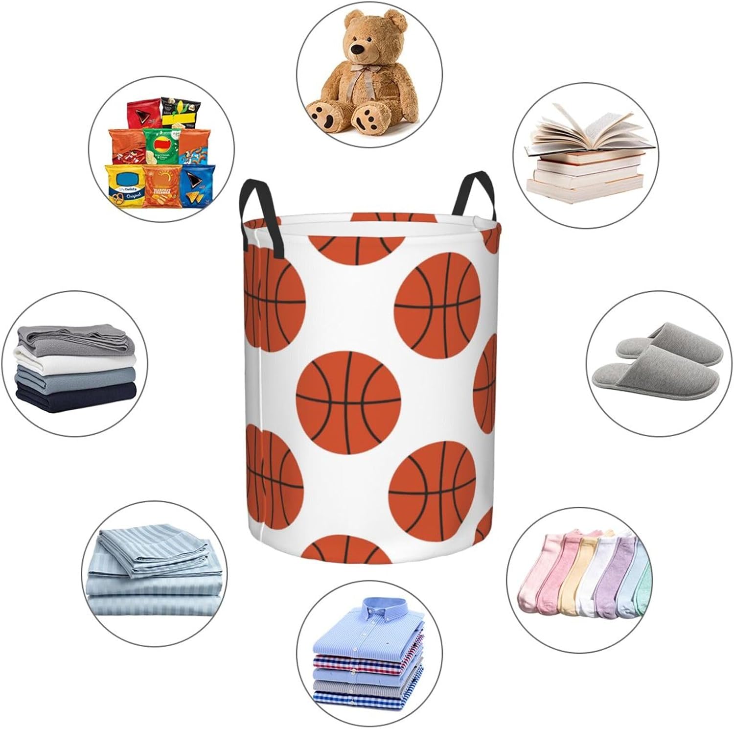 Secure Durable Collapsible Laundry Baskets for Home Car Use
