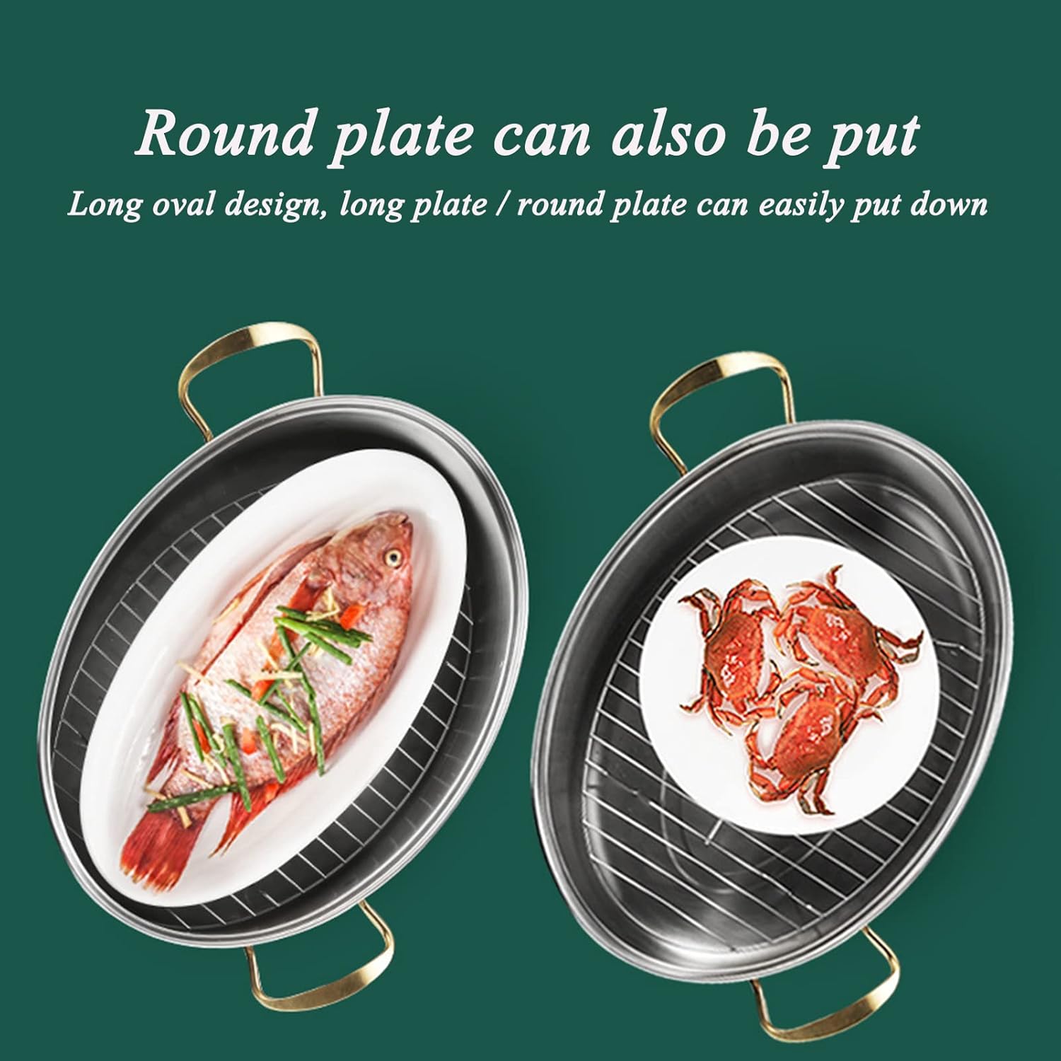 BINGWANGStainless Steel Fish Steamer