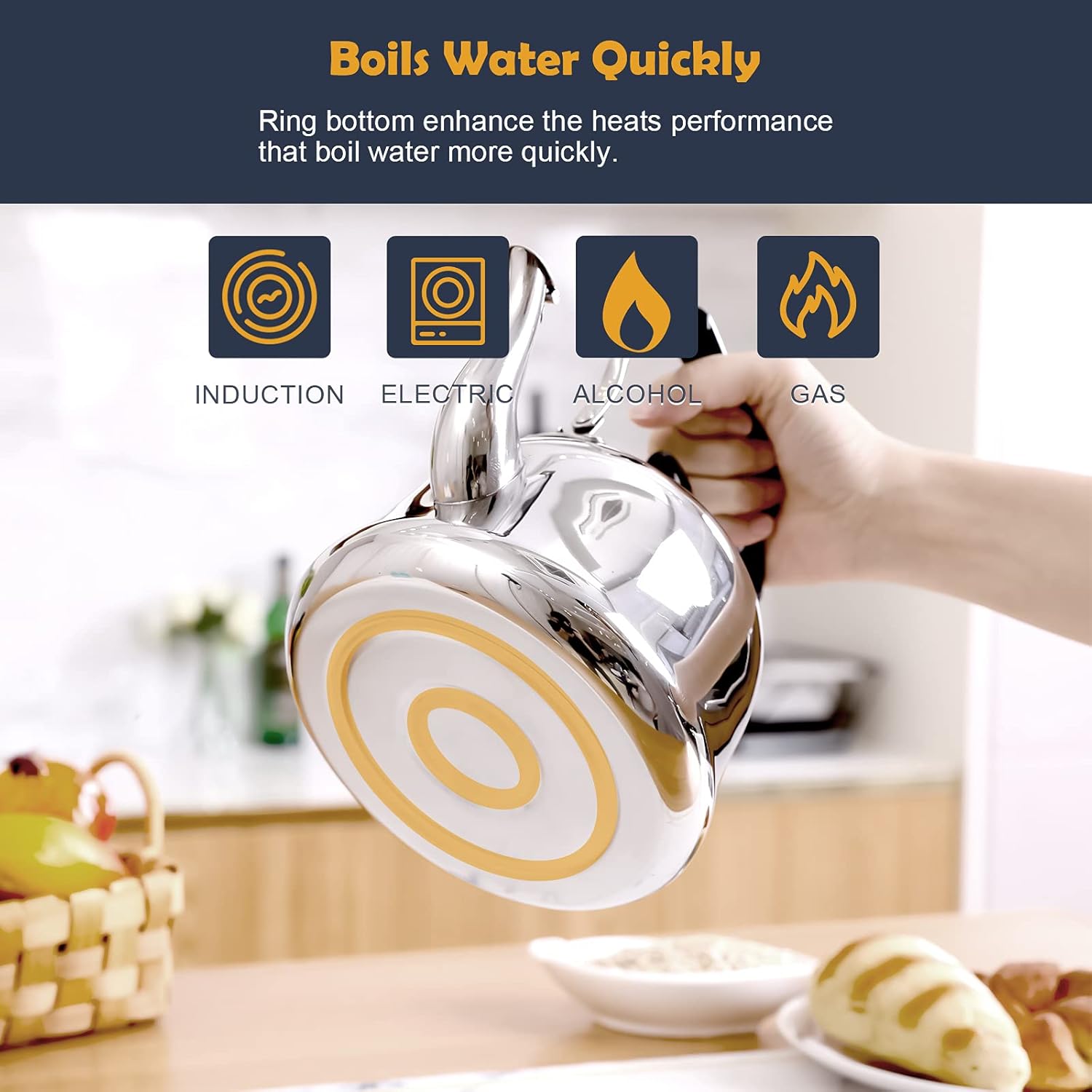 Stainless Steel Tea Kettle