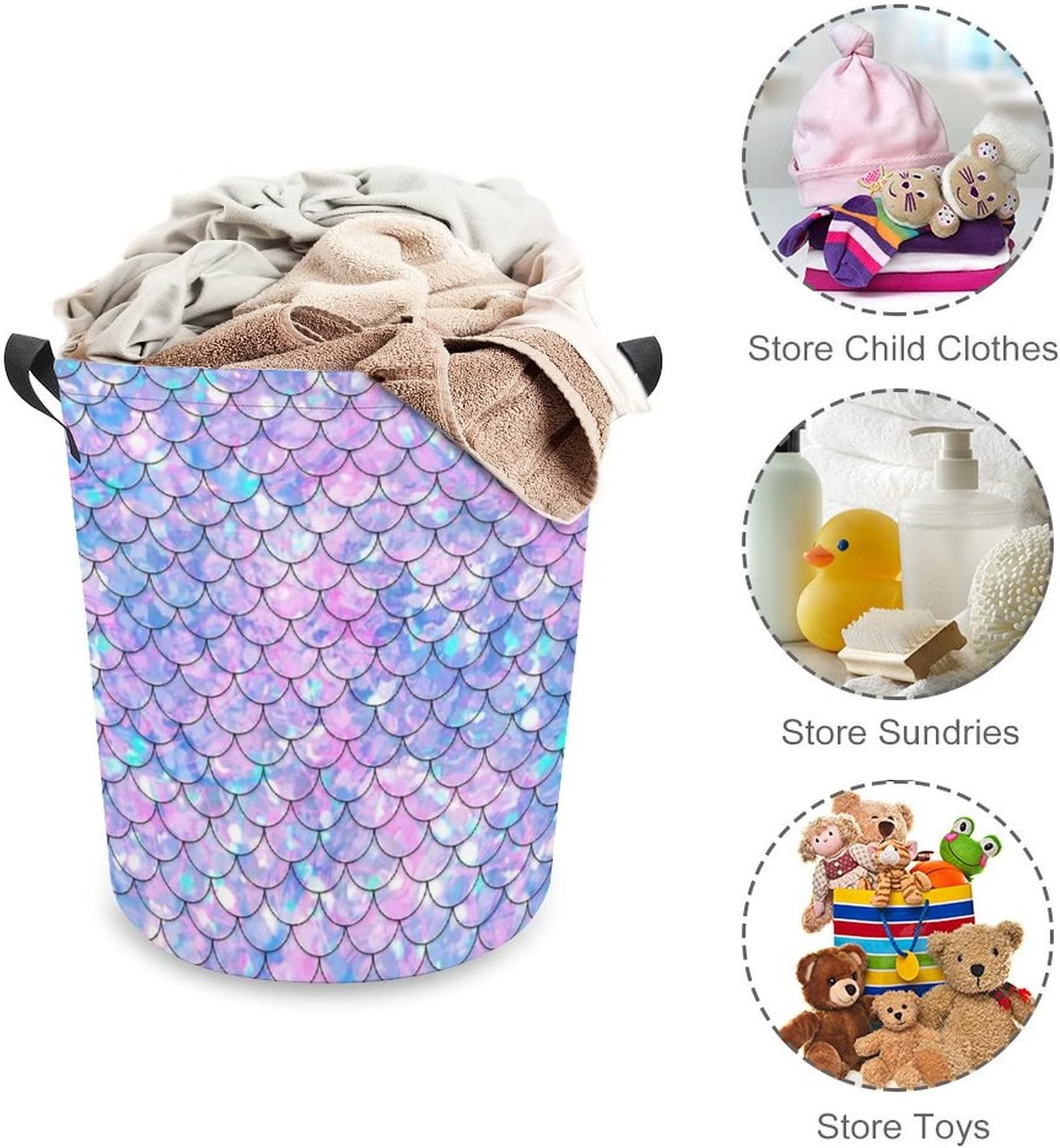 Collapsible laundry basket