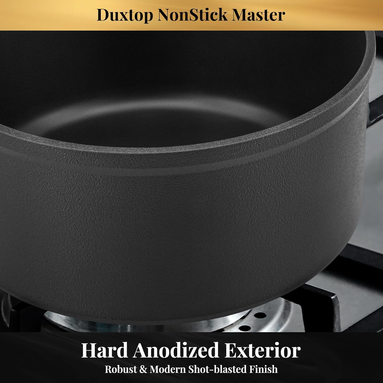 Duxtop 3 Quart Nonstick Saucepan with Lid