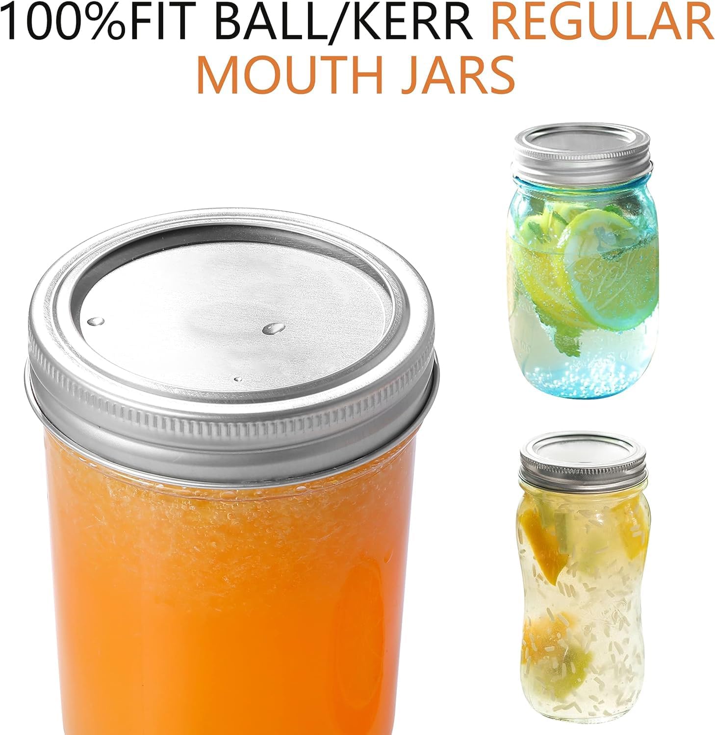 Topbooc Premium Canning Lids for Mason Jars