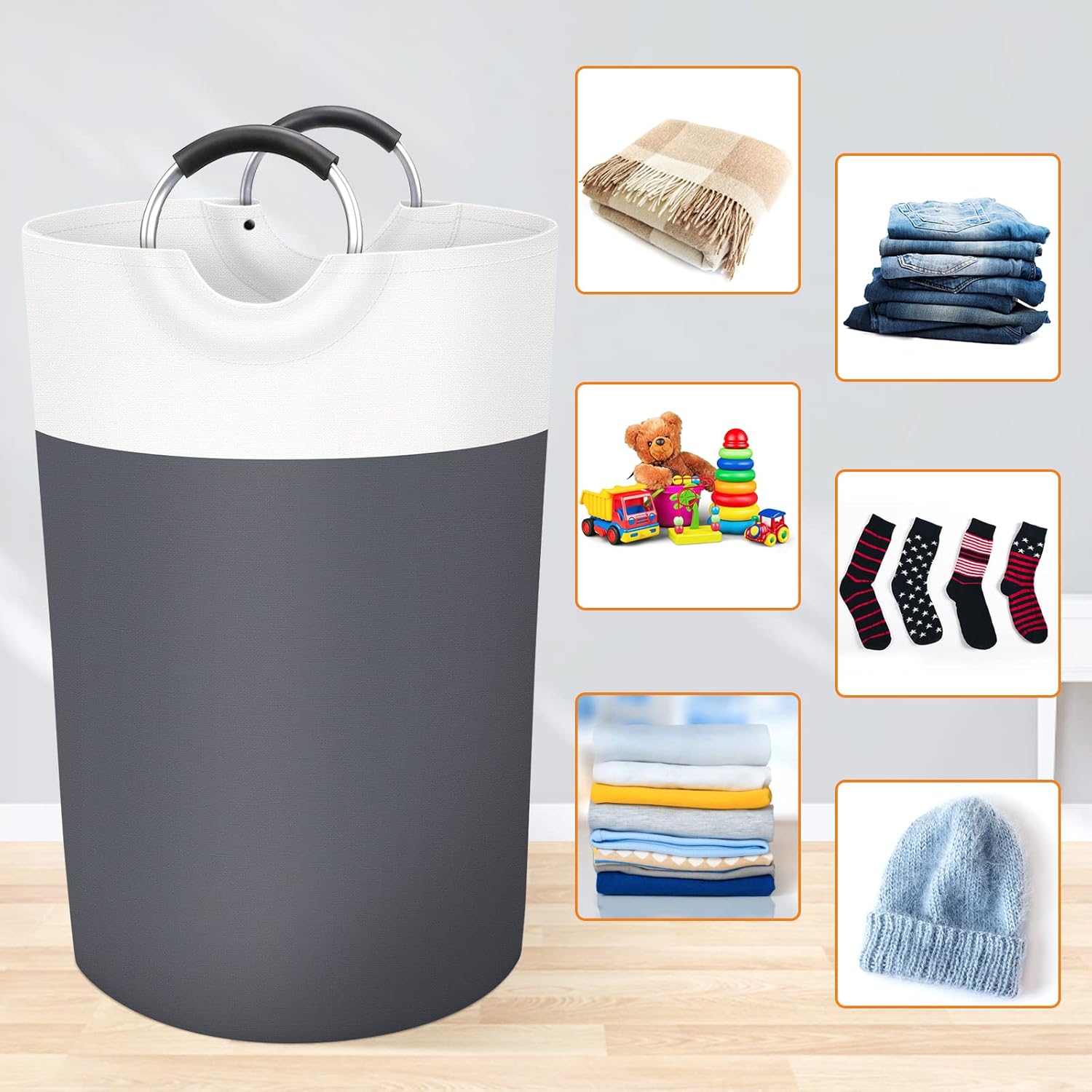 BlissTotes Laundry Basket