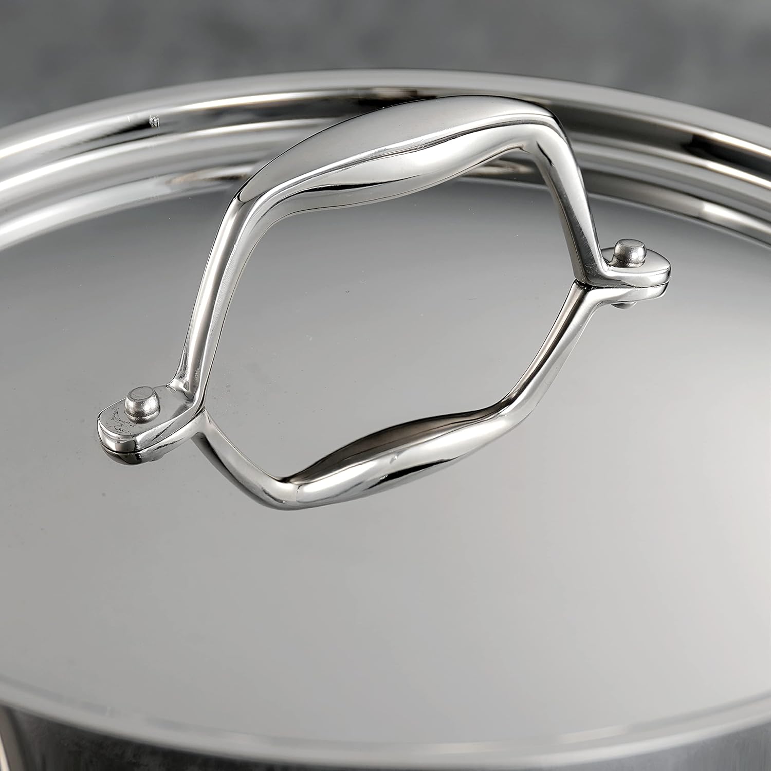 Tramontina Tri-Ply Clad Stainless Steel 4-Quart Sauce Pan with Lid