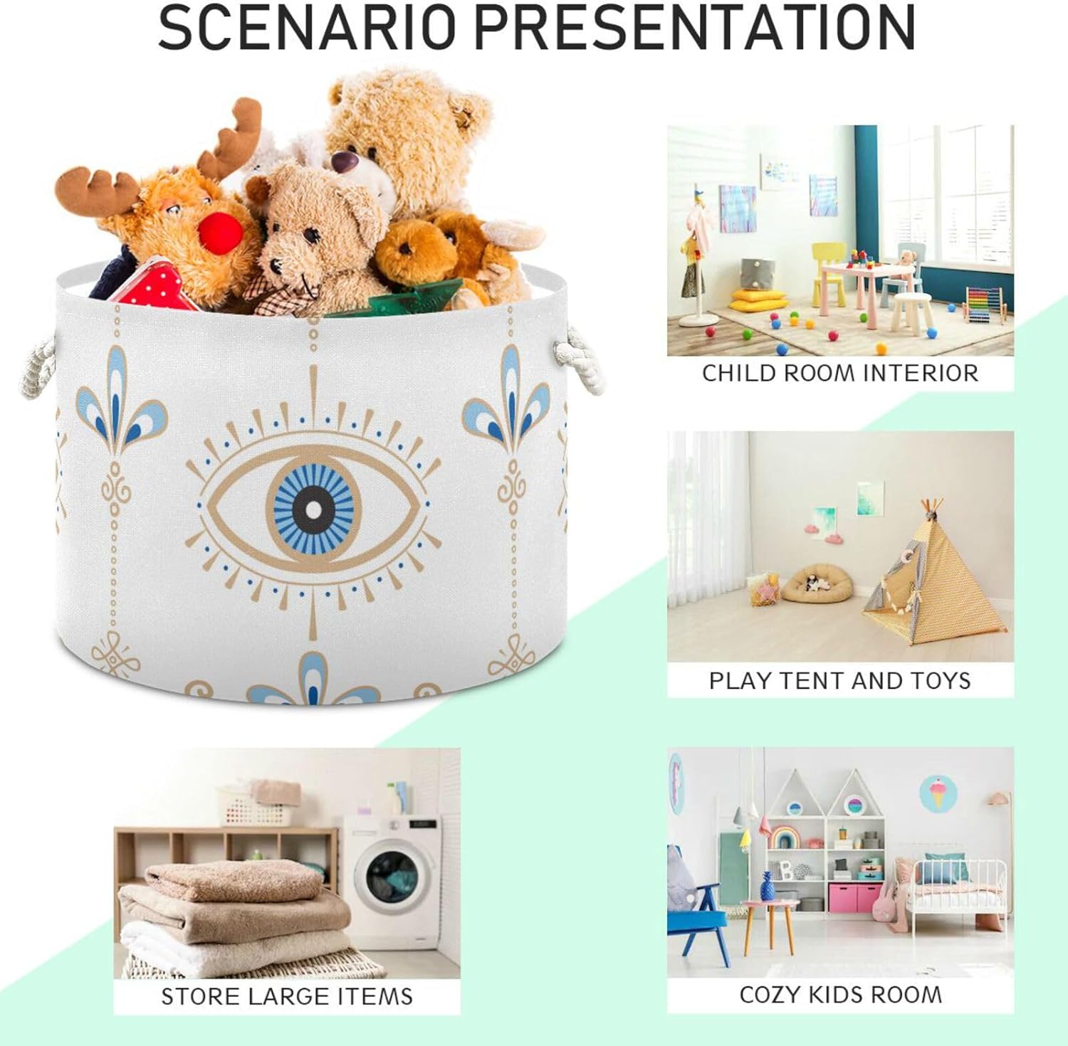 Cotton Rope Storage Bin for Babies