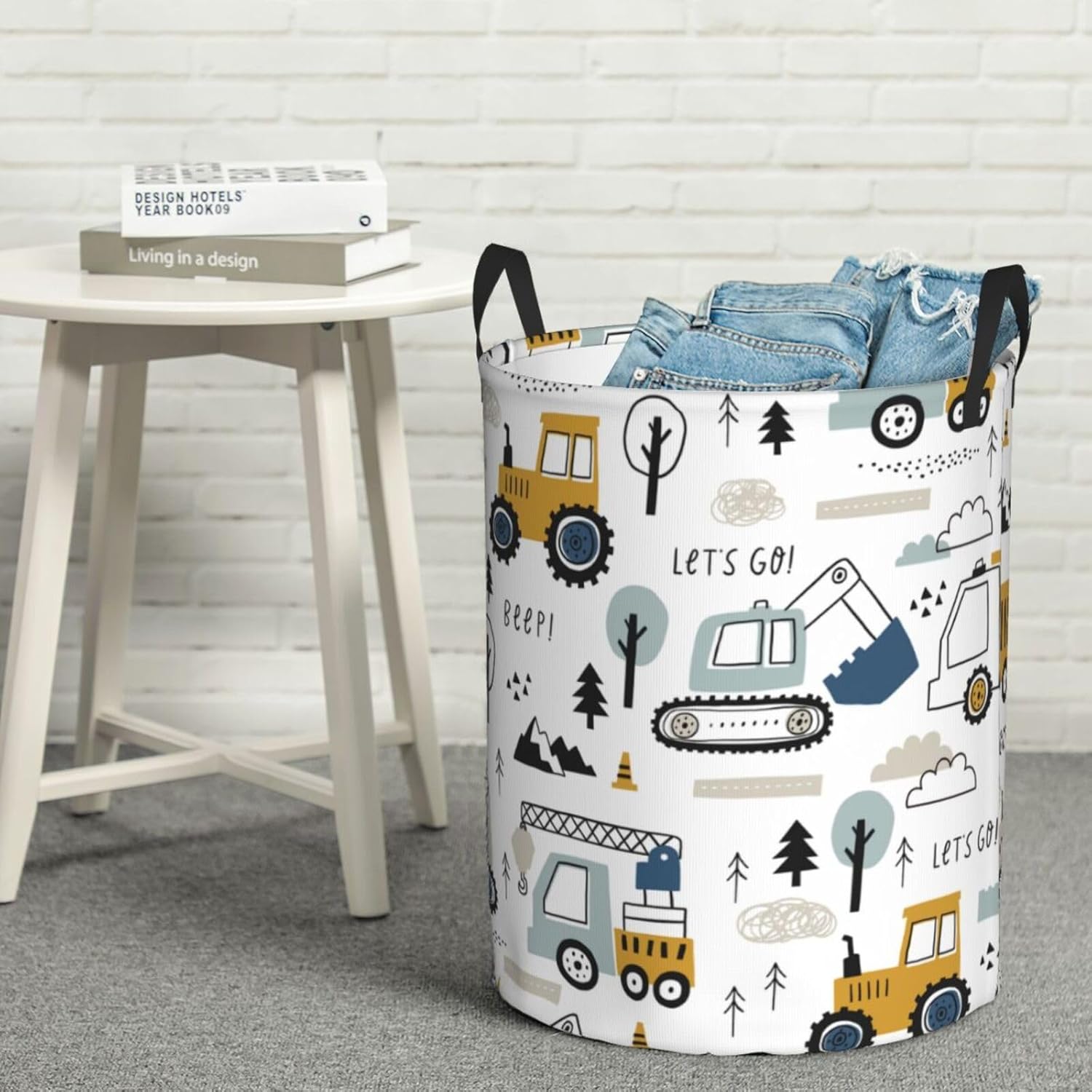 Stylish Water-Resistant Oxford Fabric Laundry Basket for Home Organization
