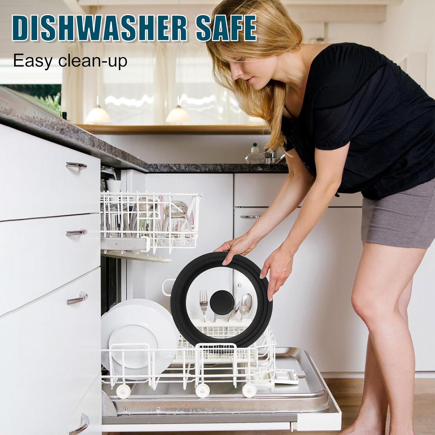 Universal Lid for Cookware - silicone replacement for glass lids