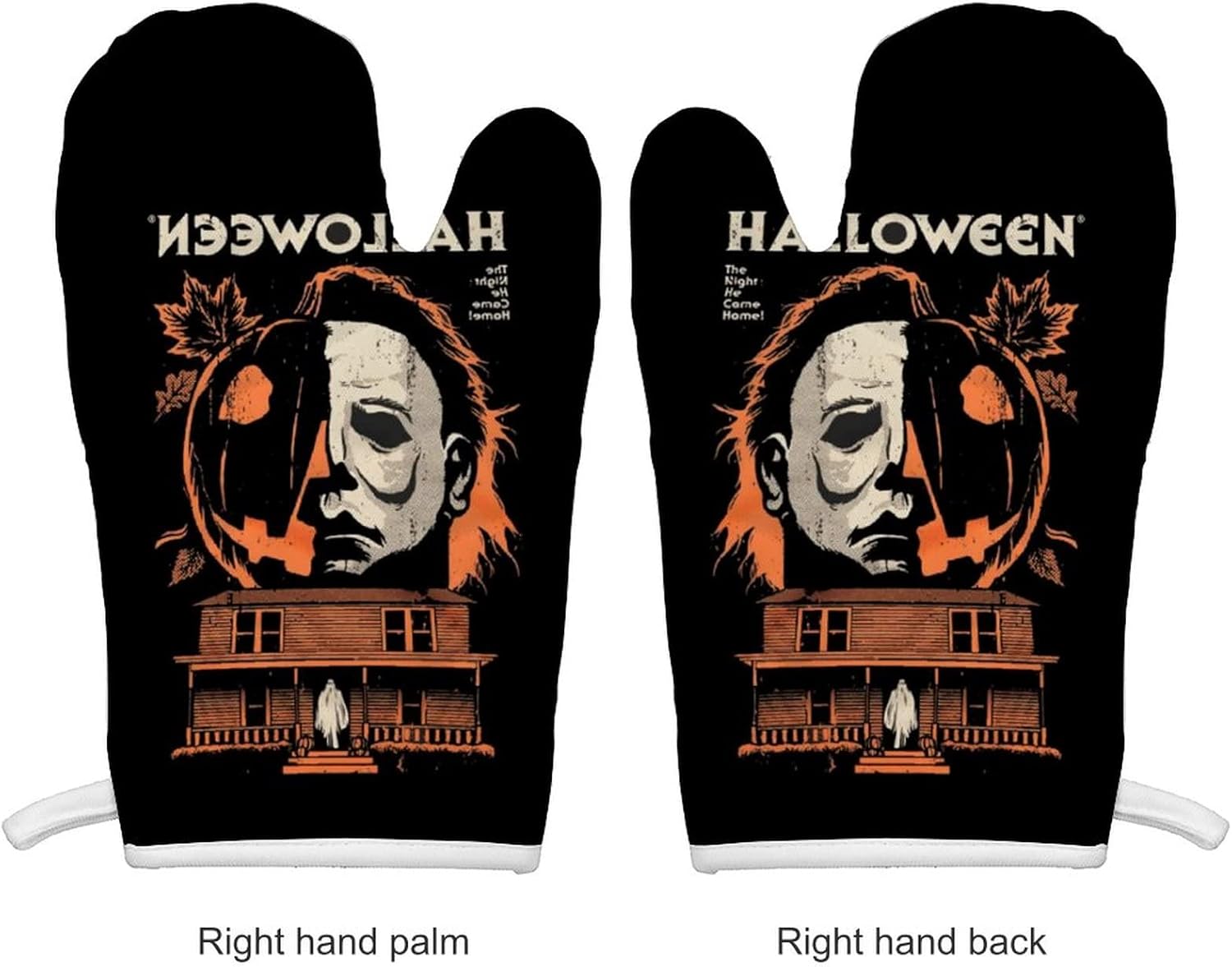 Spooky Softness Heat-Resistant Halloween Oven Mitt