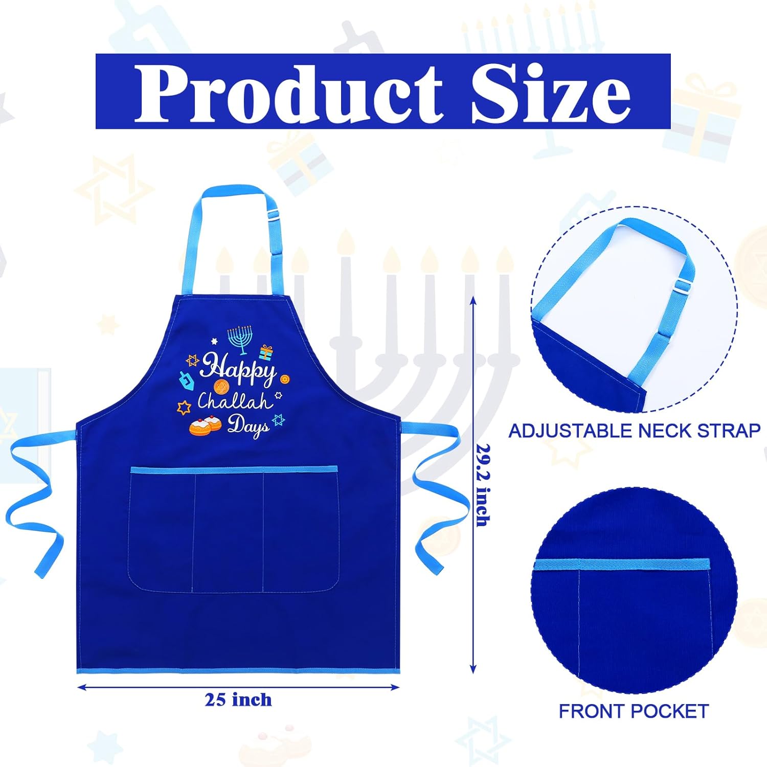Hanukkah Kitchen Accessories Set for Women