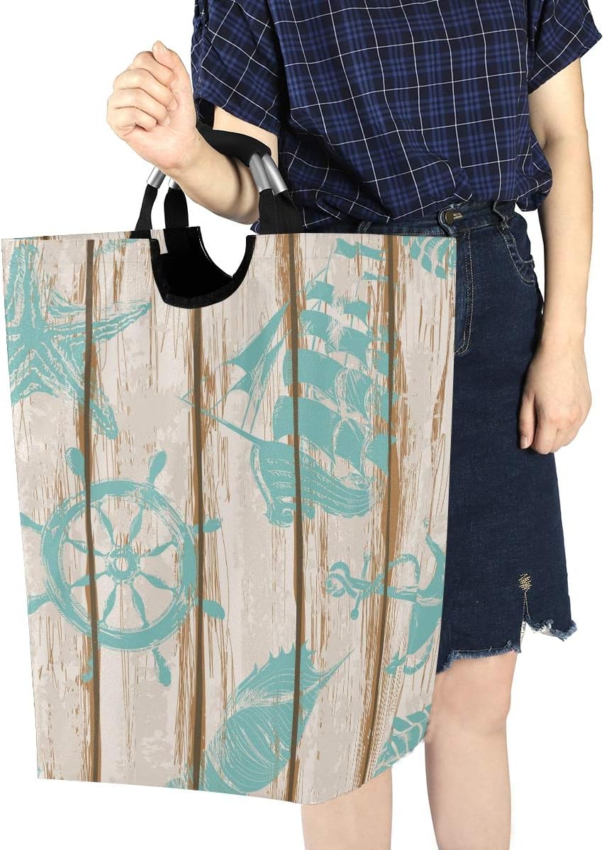 Mooyo Collapsible Laundry Hamper with Handle