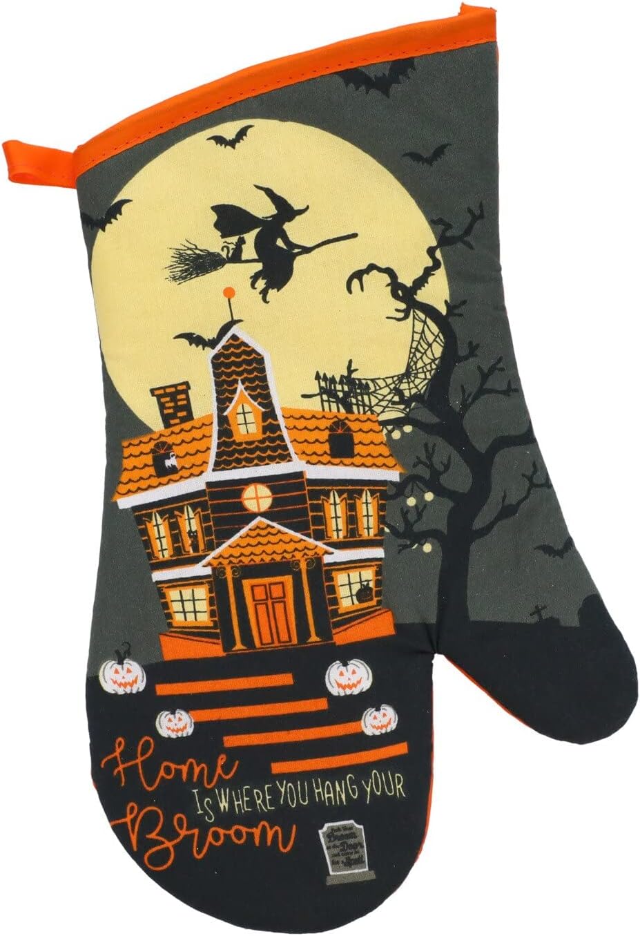 Halloween Trick or Treat Oven Mitt Spooktacular Design
