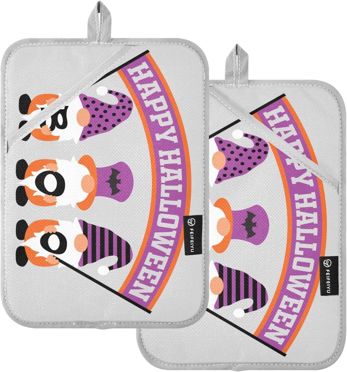 Halloween Trick or Treat Potholders Set