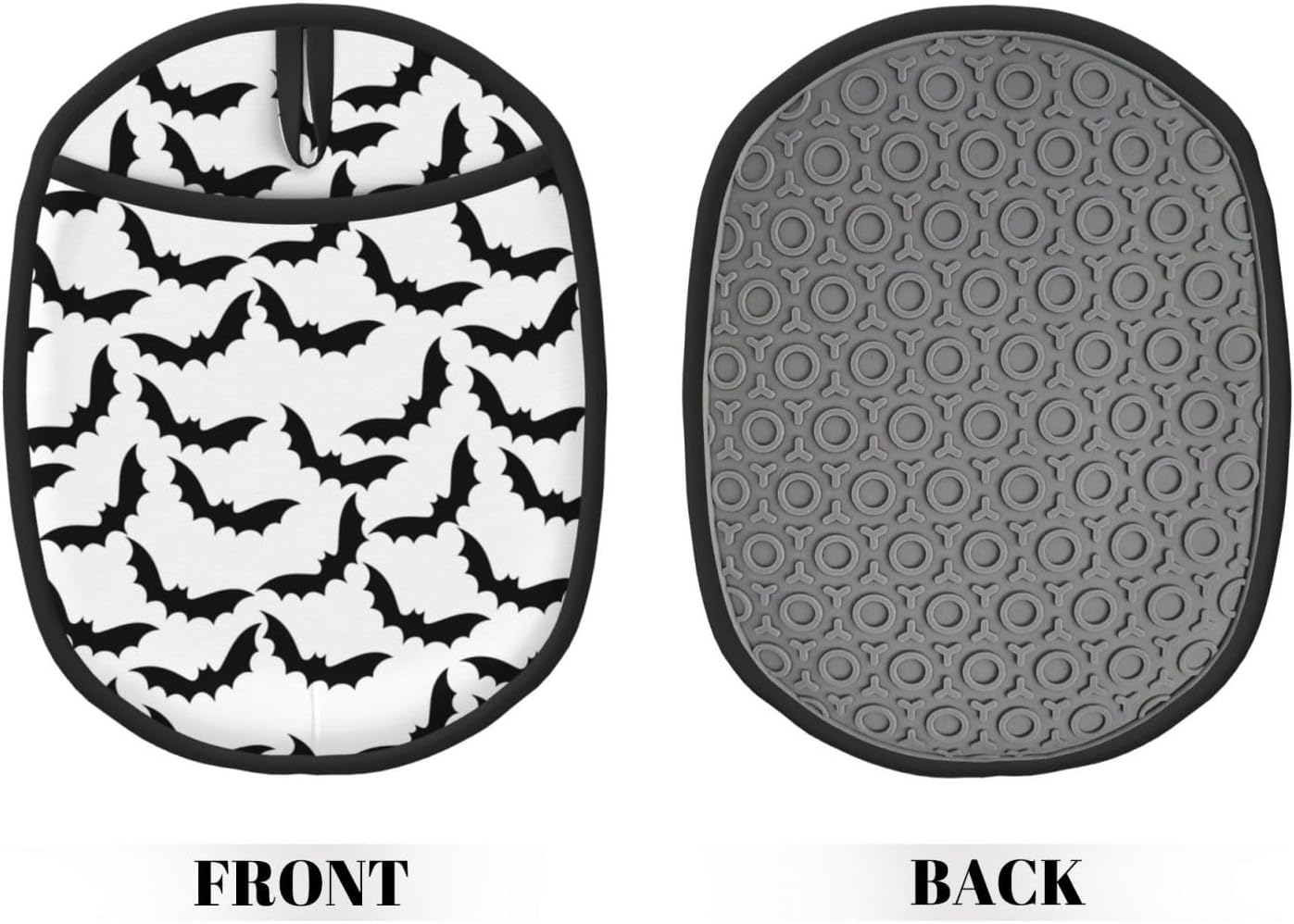 Halloween Black Cool Bat Pot Holder