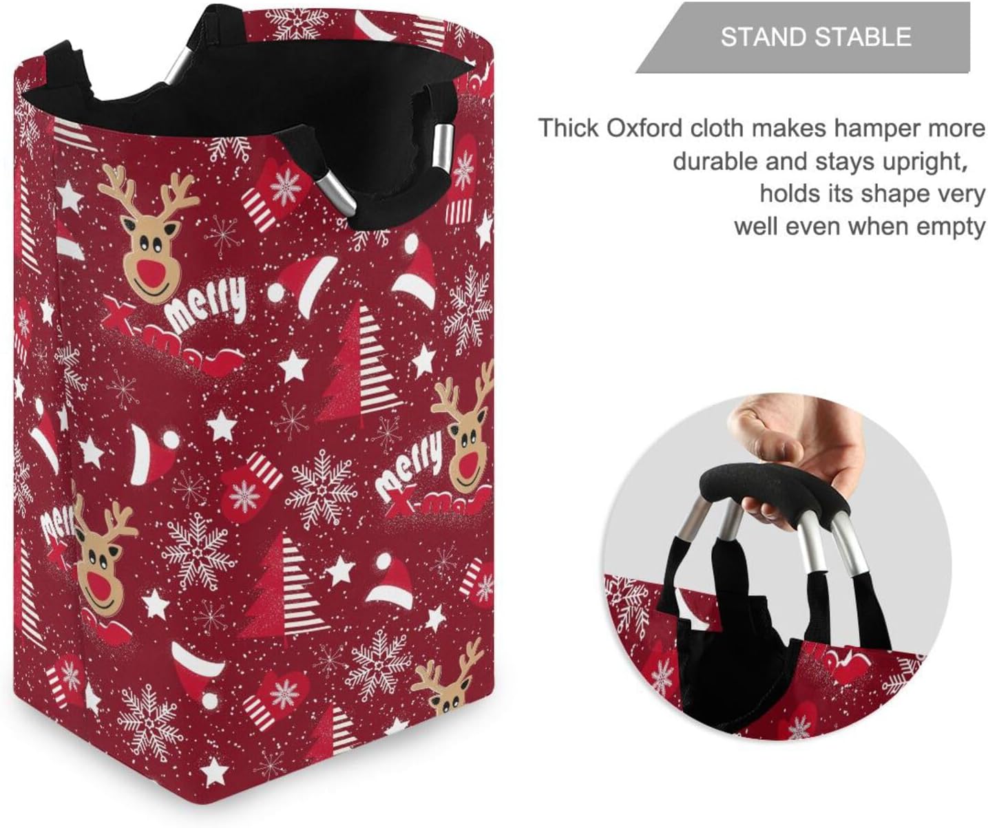 Collapsible Laundry Basket with Handles Kigai
