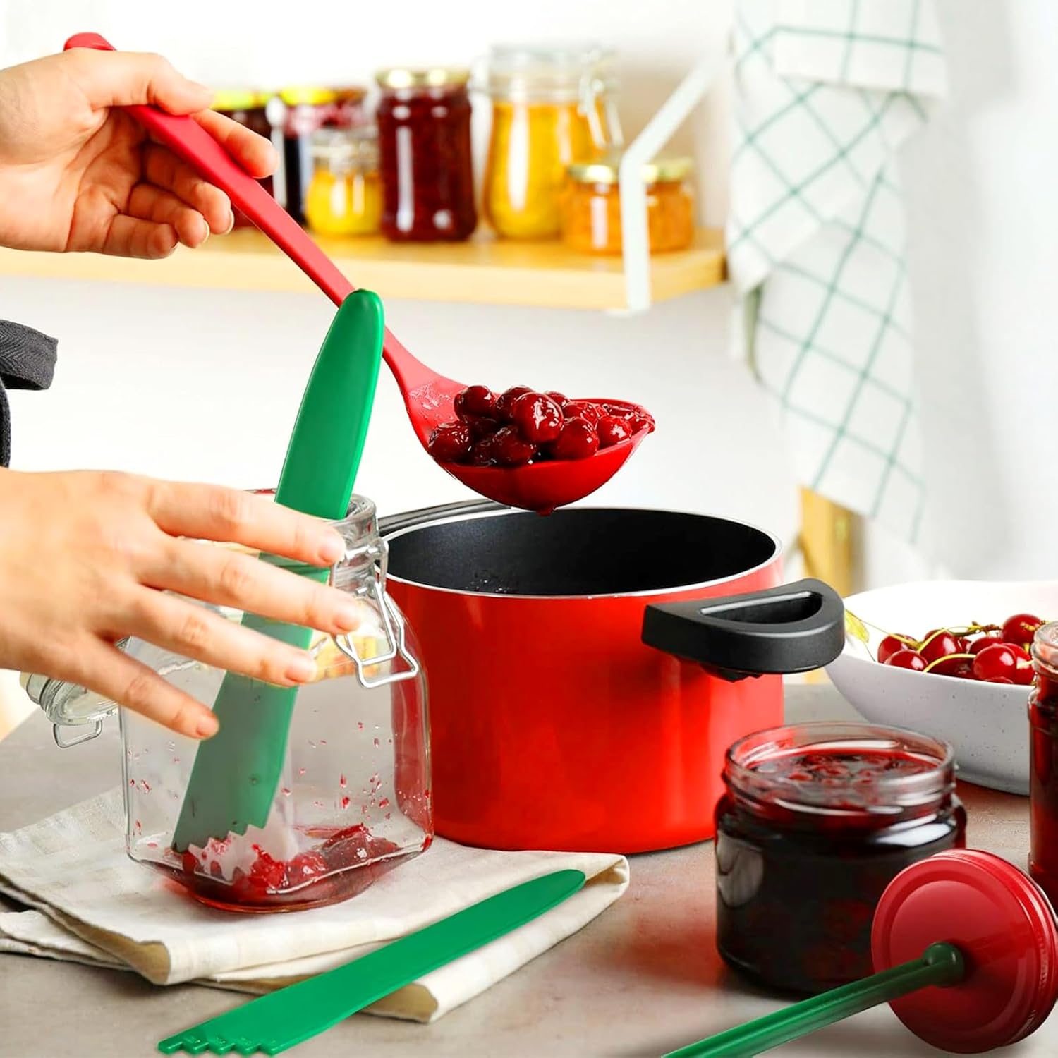 2-Piece Canning Kit - Canning Bubble Popper Remover Jar Lid Lifter