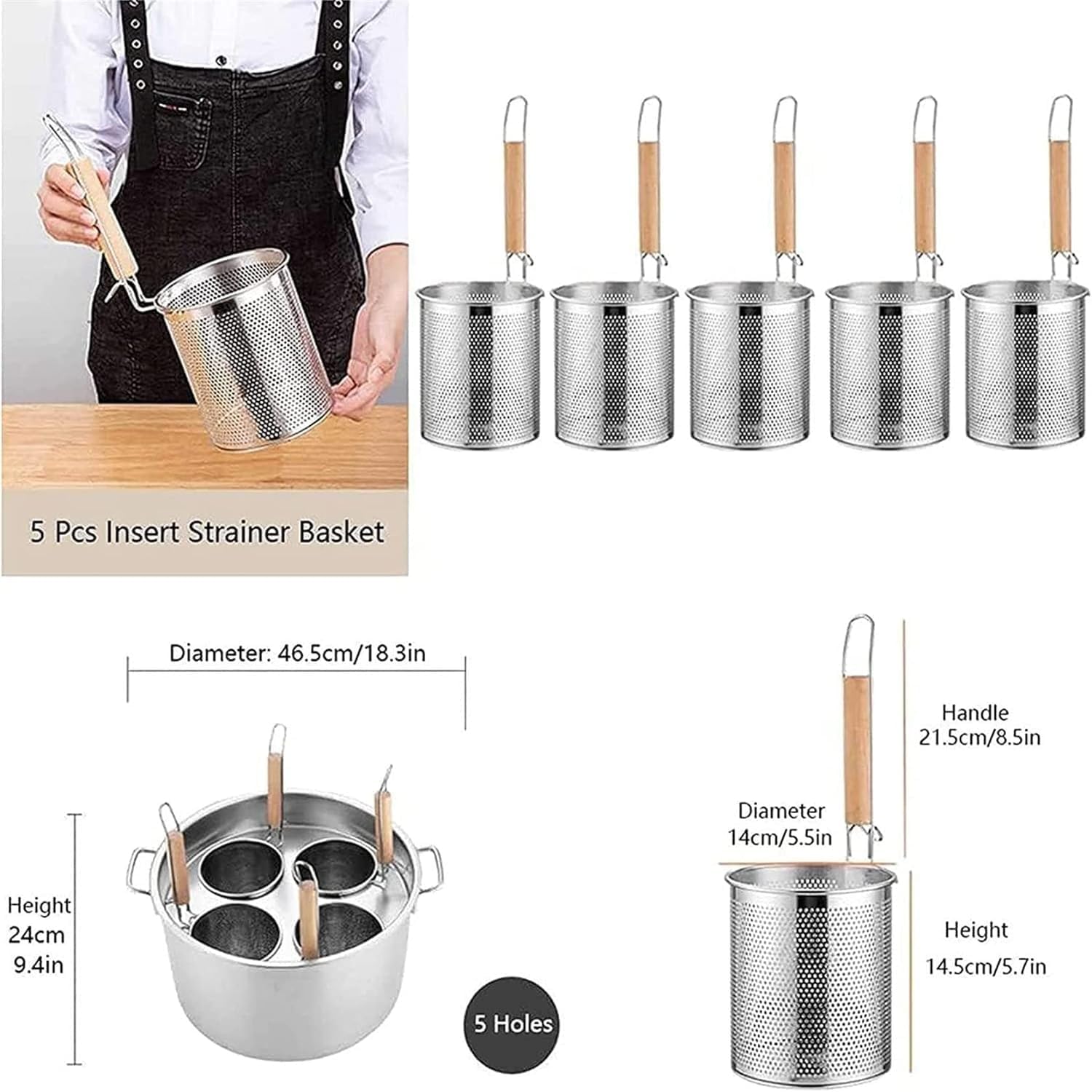 LeixiUSM SSS-Pasta Pots Set