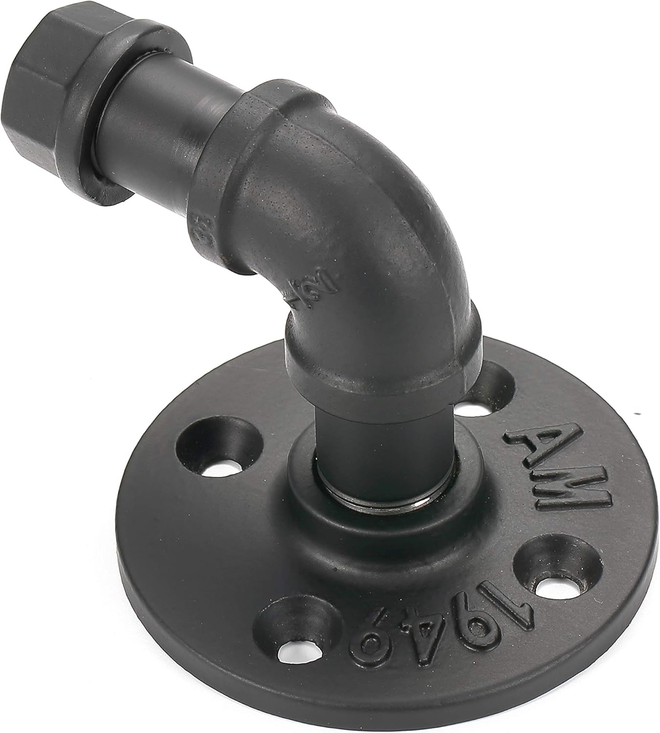 Industrial Style Metal Towel Hook Black Durable and Multi-Purpose