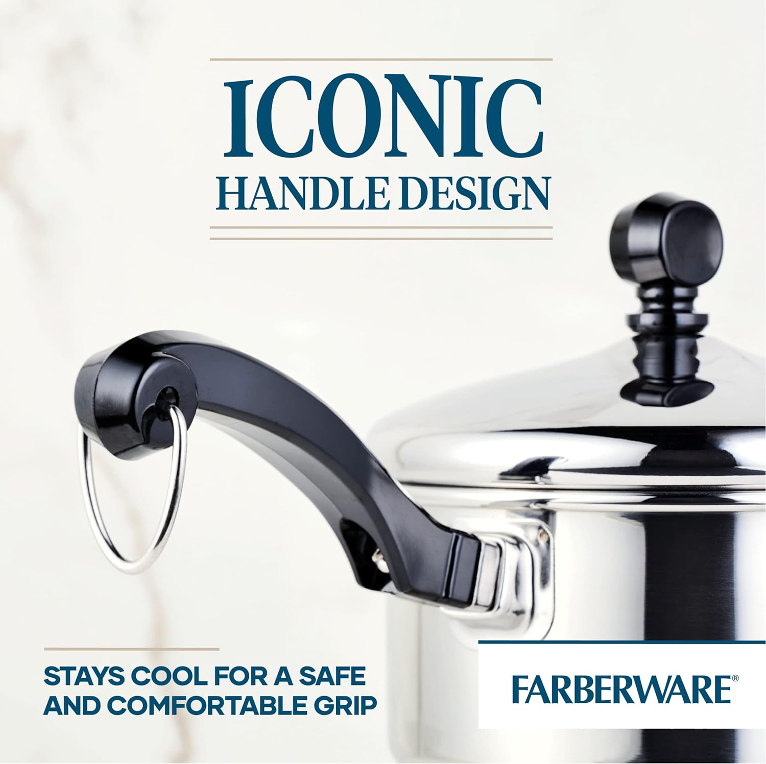 Farberware Classic Stainless Steel Saucepan 1 Quart Silver
