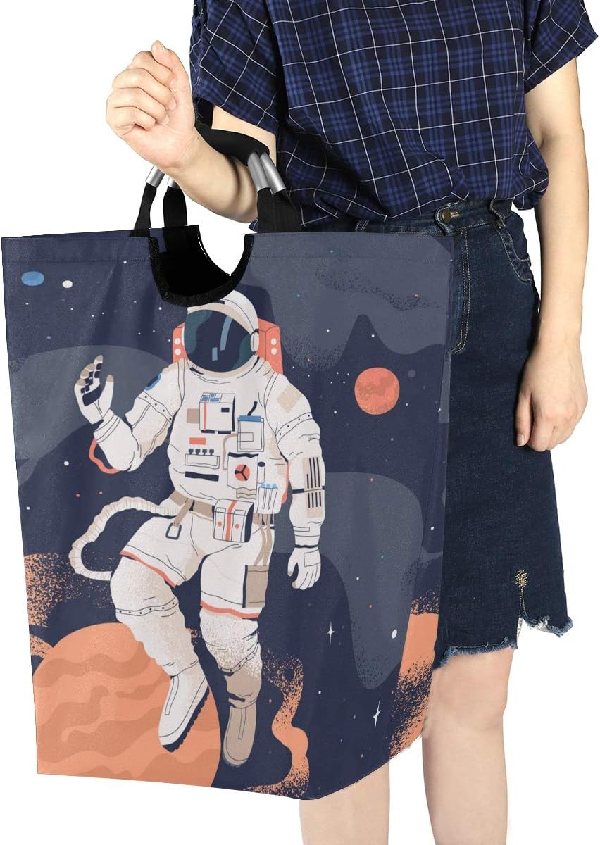 Astronaut Folding Laundry Basket