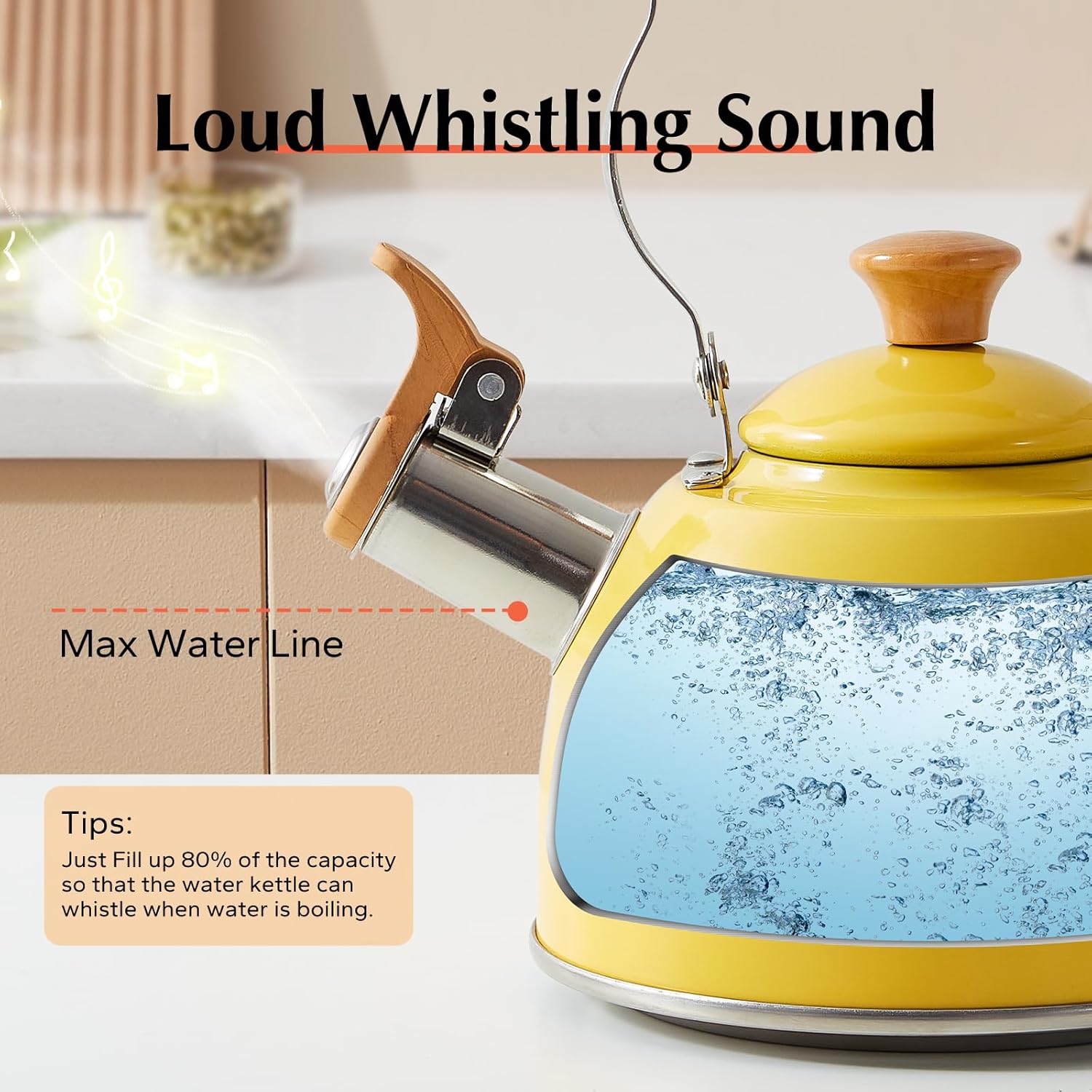 Perfect Ergonomic Design - Rockurwok Tea Kettle