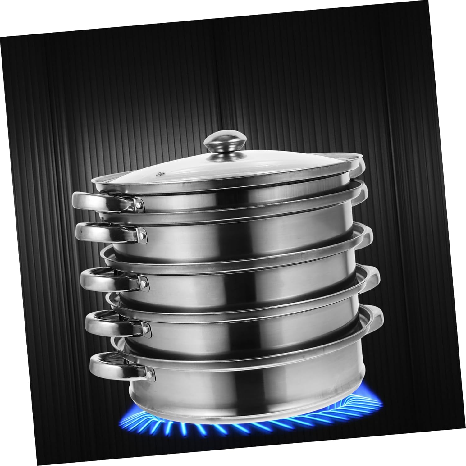 Versatile Stock Pot with Steamer Basket for Cooking Pasta More