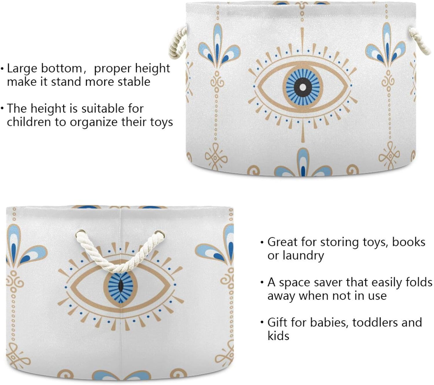 Cotton Rope Storage Bin for Babies
