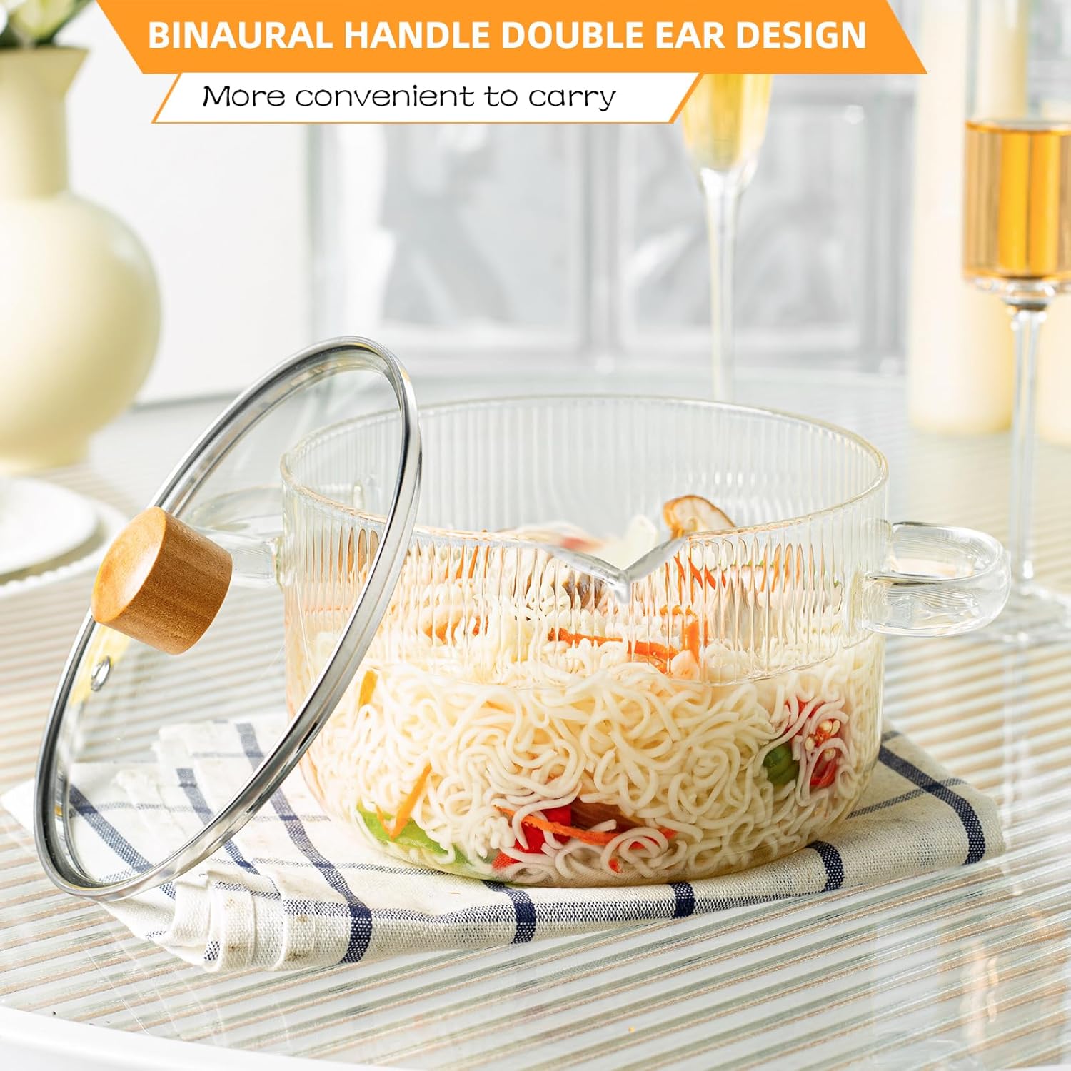 Ergonomic 2-Piece Heat-Resistant Cookware Set