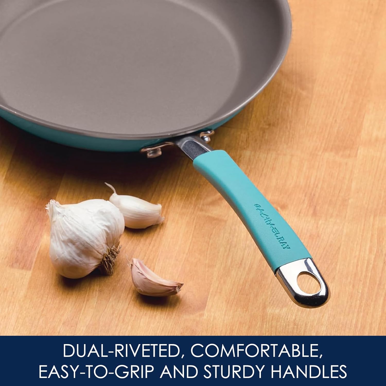 Rachael Ray Cucina Cookware Set Durable Easy to Clean