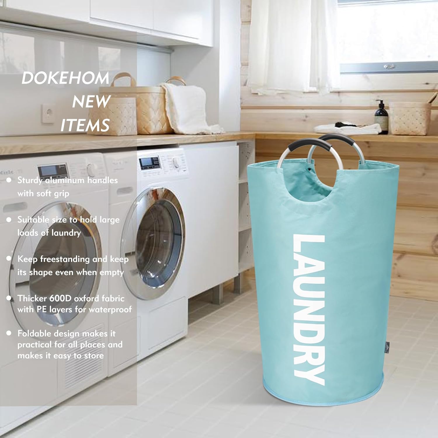 Collapsible Laundry Basket for Organization