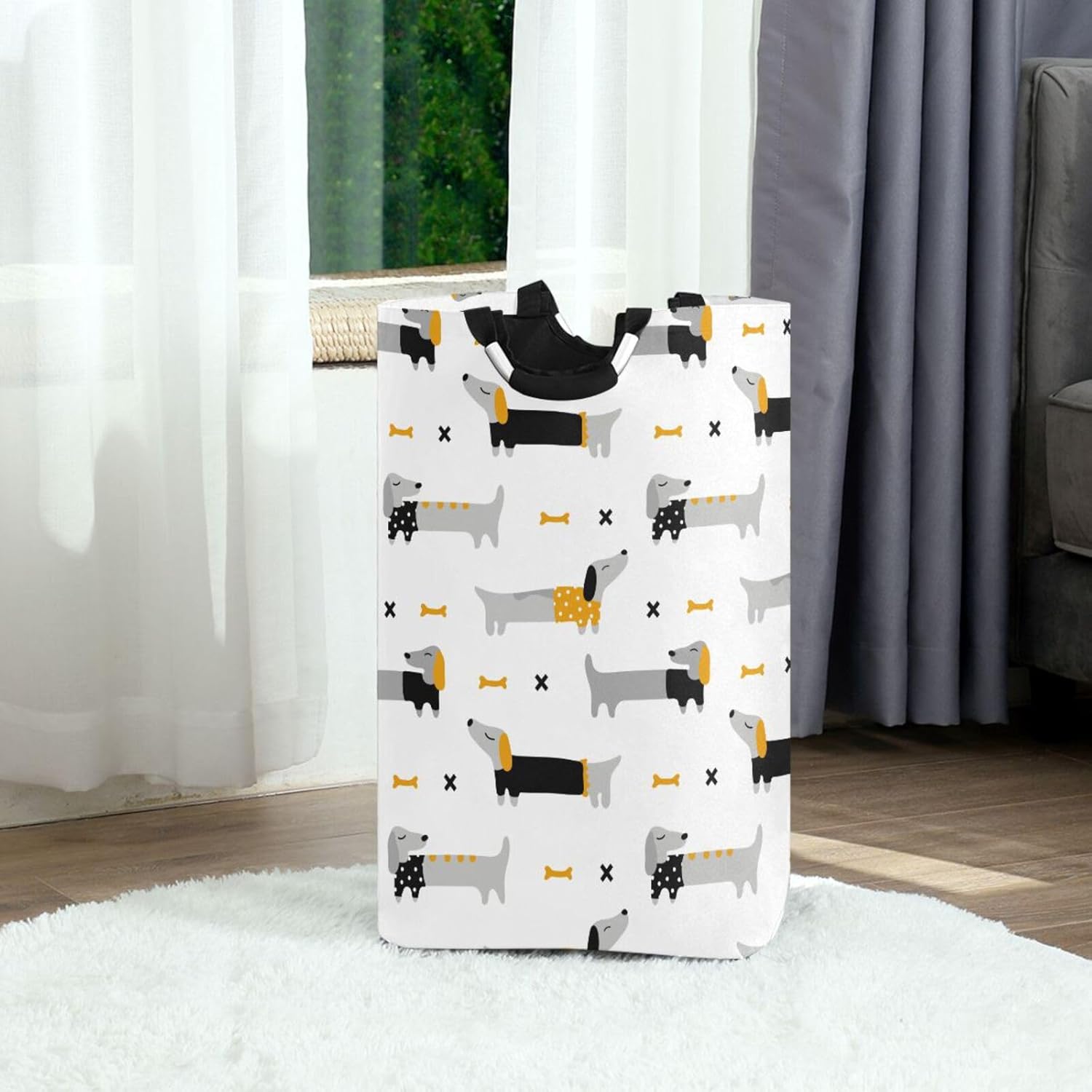 Kigai Collapsible Laundry Basket Durable Waterproof
