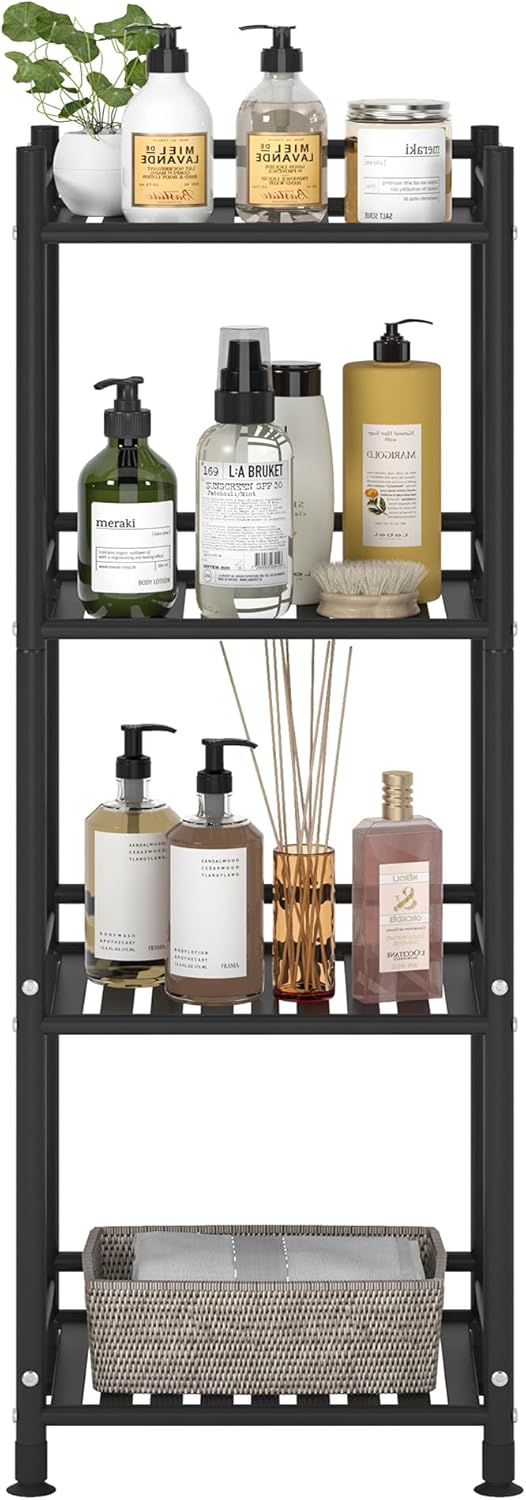 4 Tier Metal Bath Rack for Home