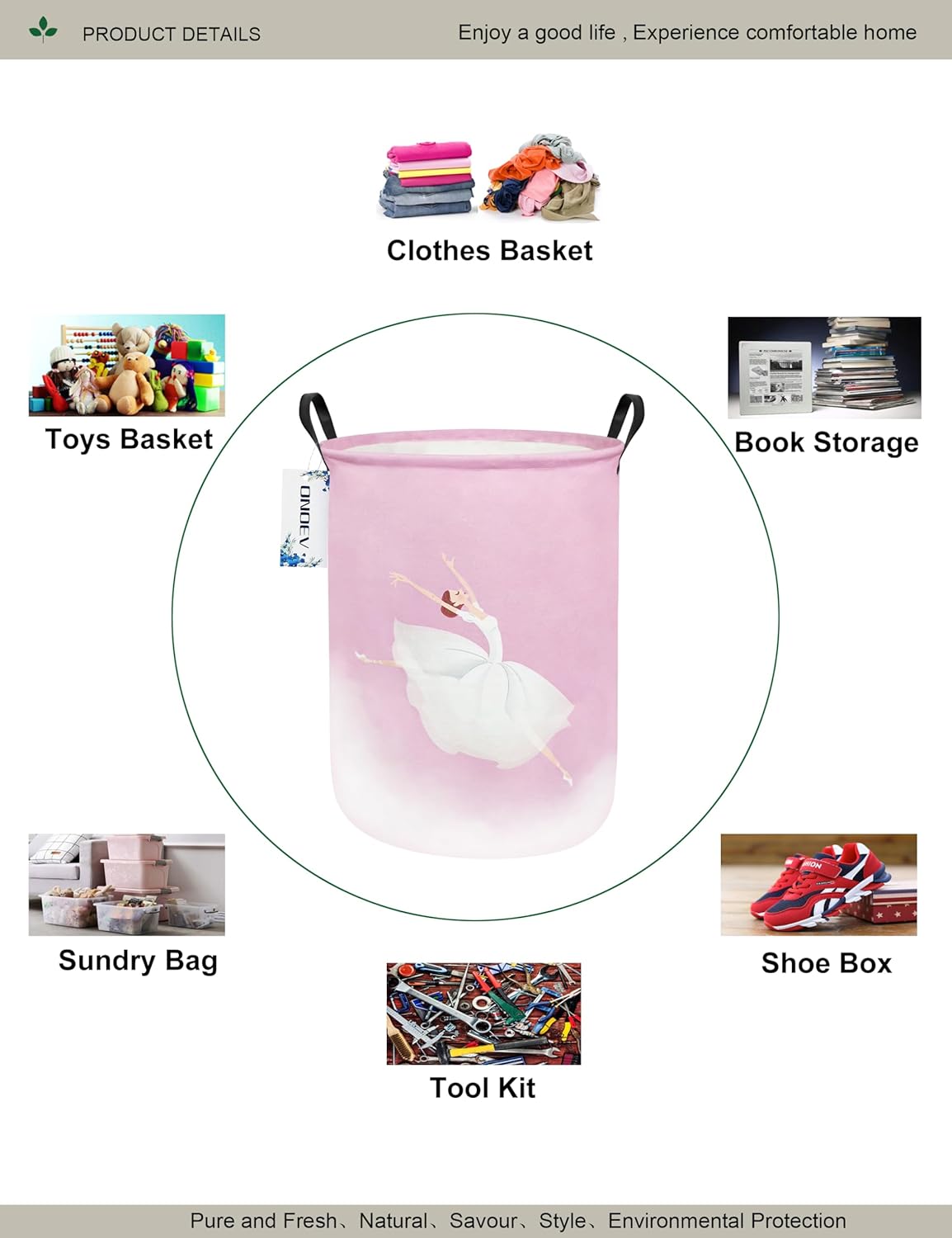 Easy to Use Waterproof Water Storage Basket for Kids Adults