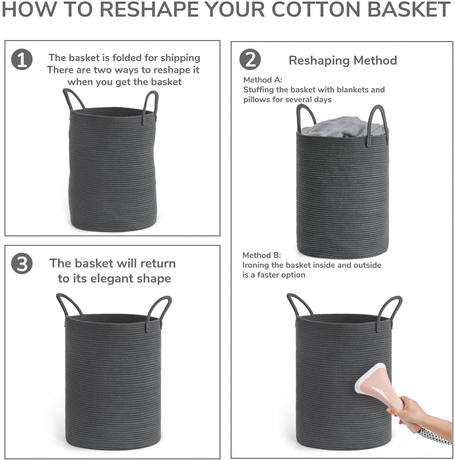 organizing laundry in style