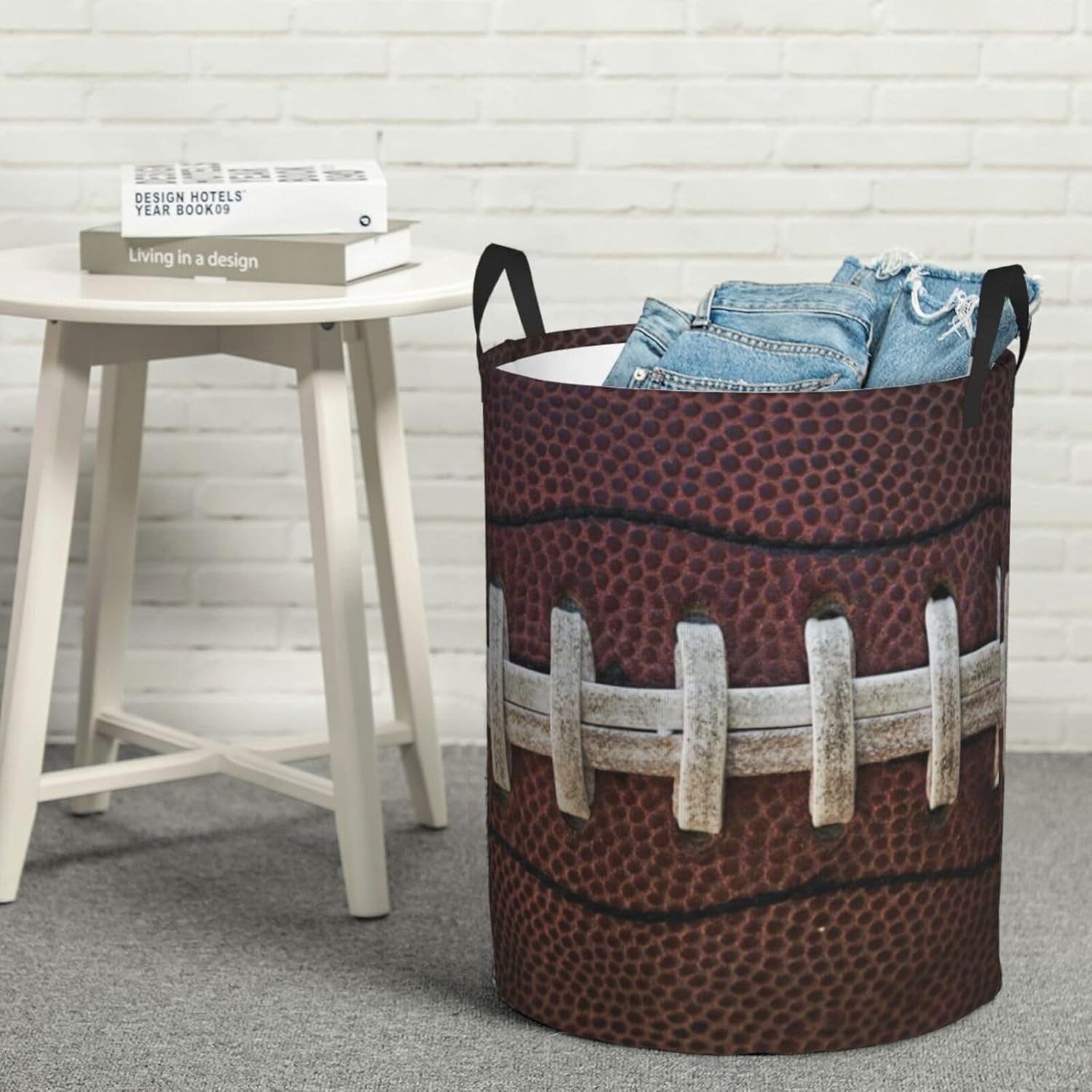 American Football Themed Waterproof Laundry Basket for Kidsreason