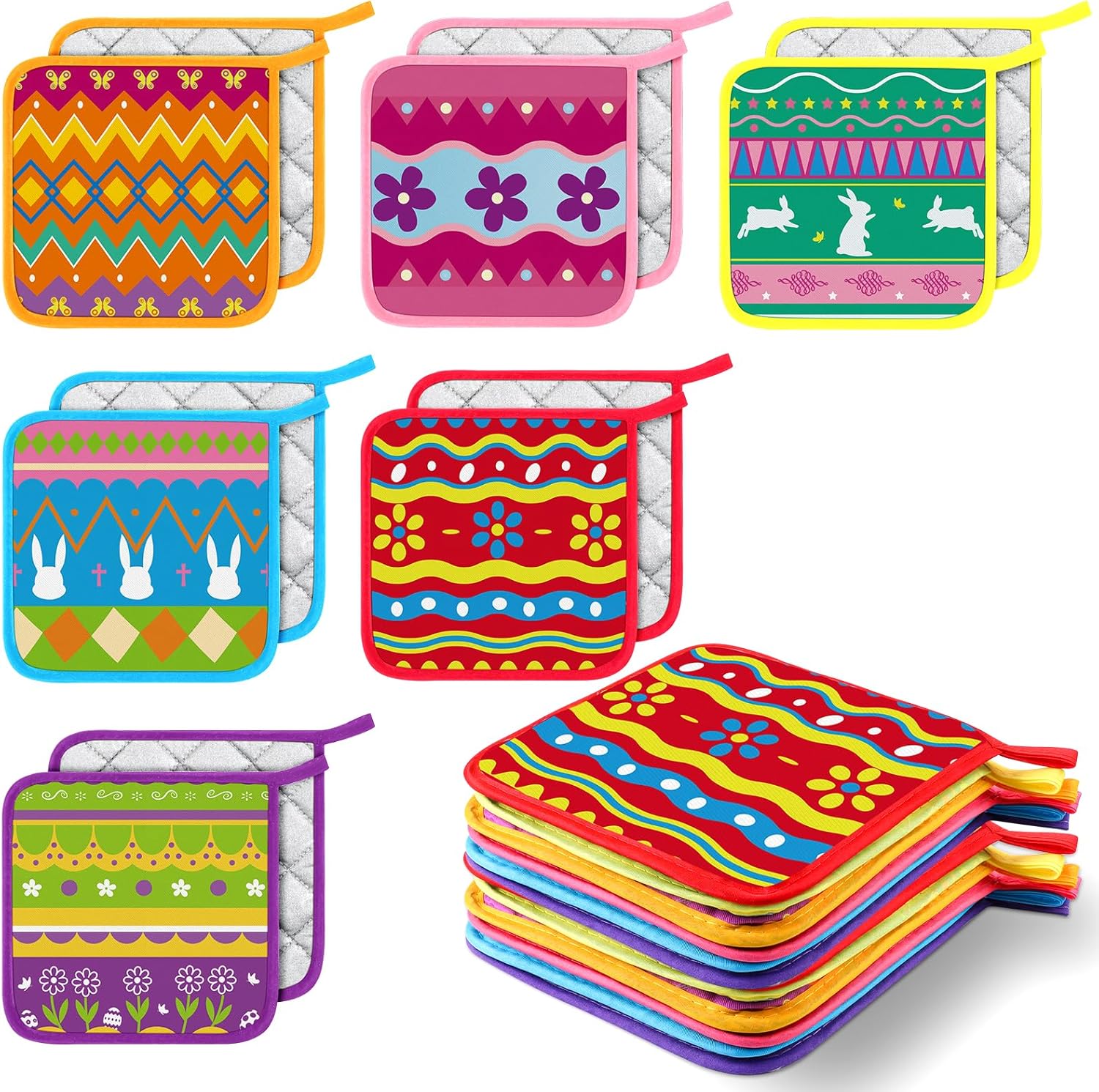 Bencailor 12-Piece Hot Potholders forOven Safe