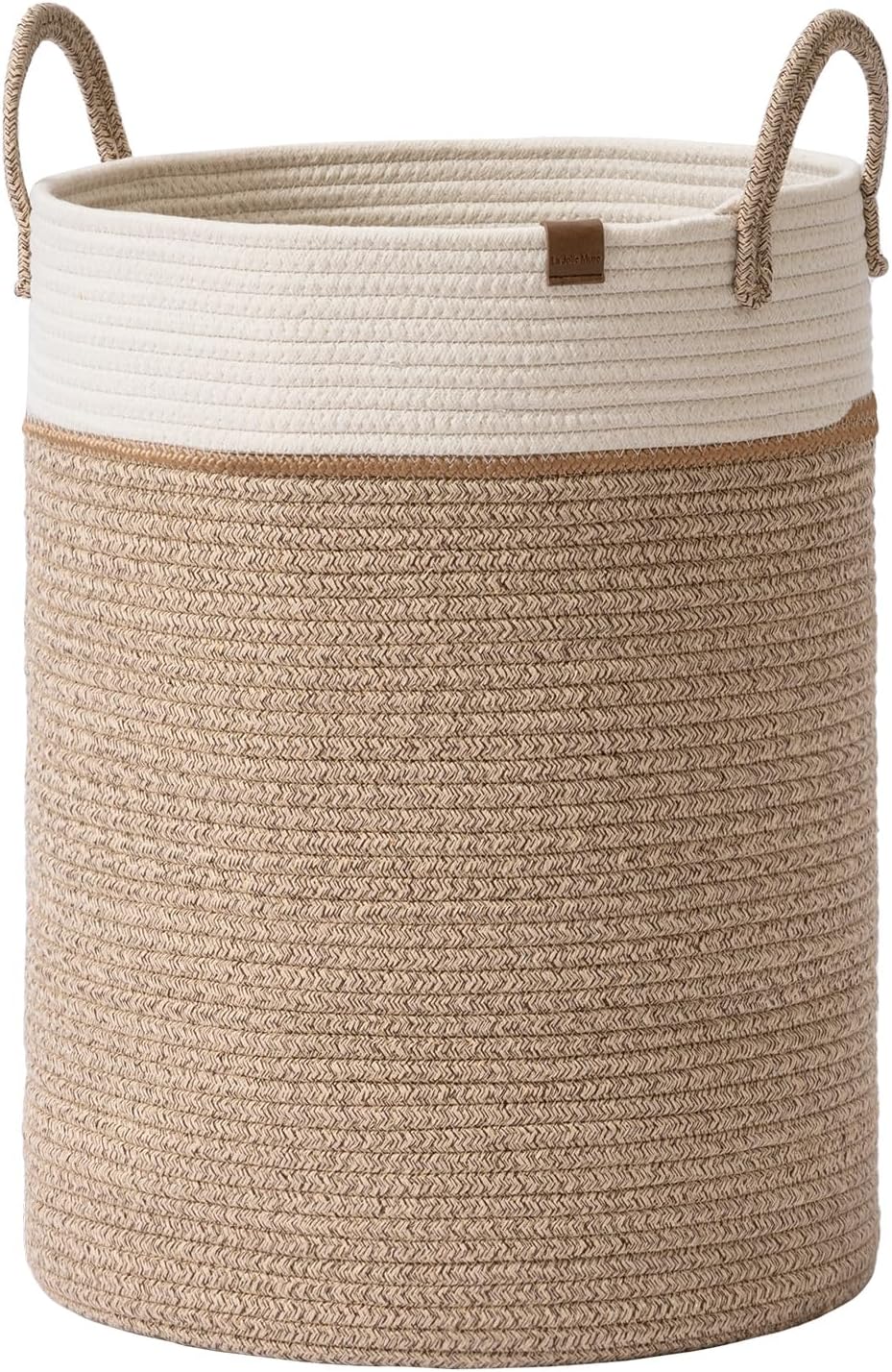LA JOLIE MUSE 72L Durable Cotton Laundry Basket
