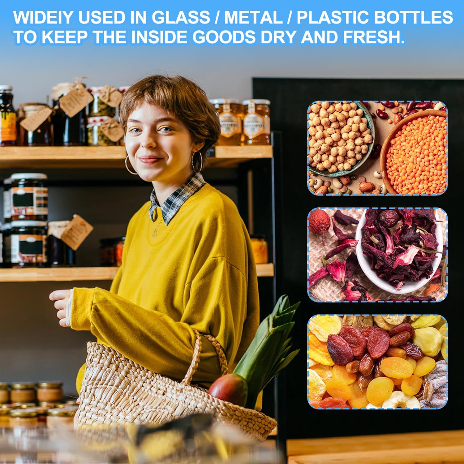 Seal Protect Jar Lid with Dustproof Protection