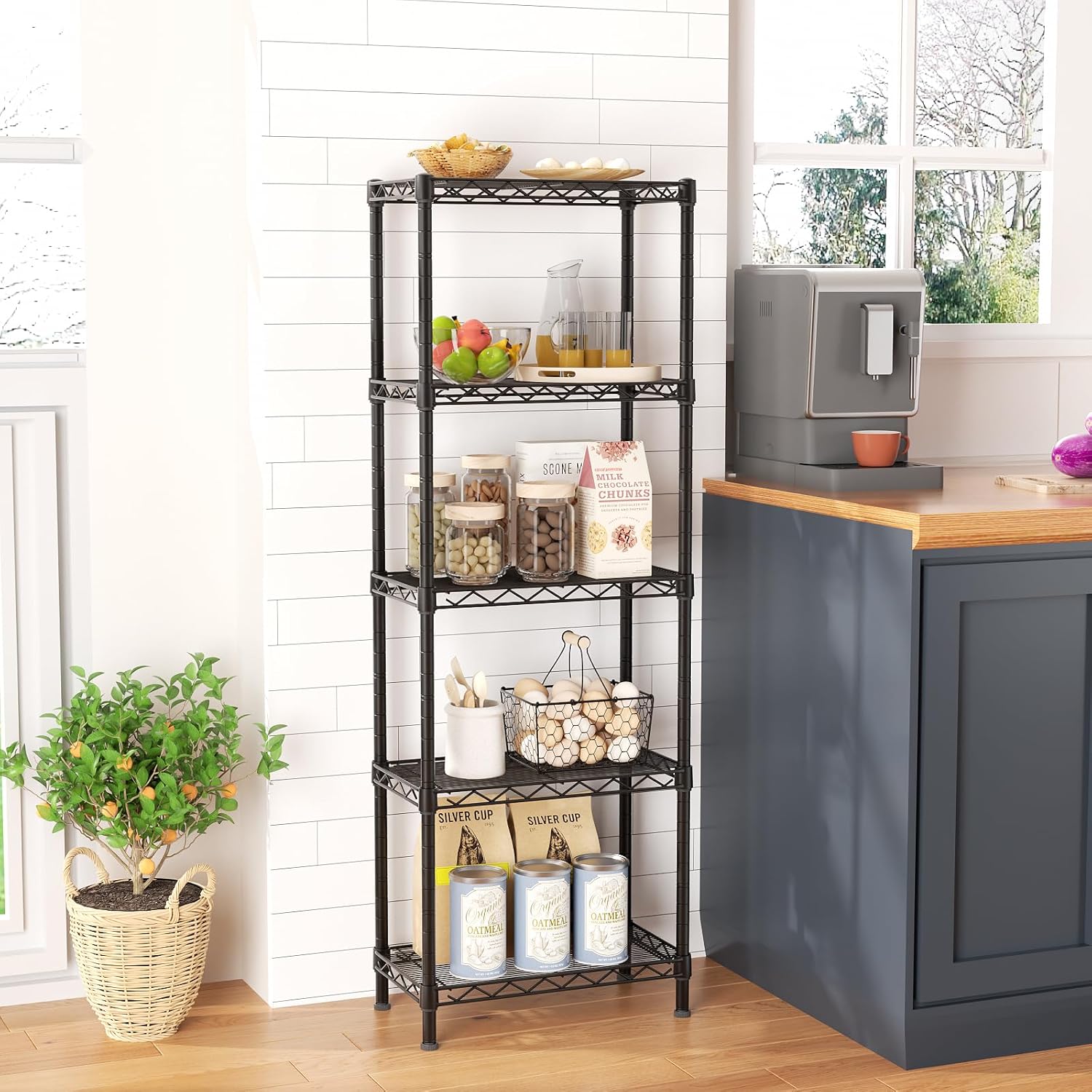 Versatile 5-Tier Adjustable Shelf