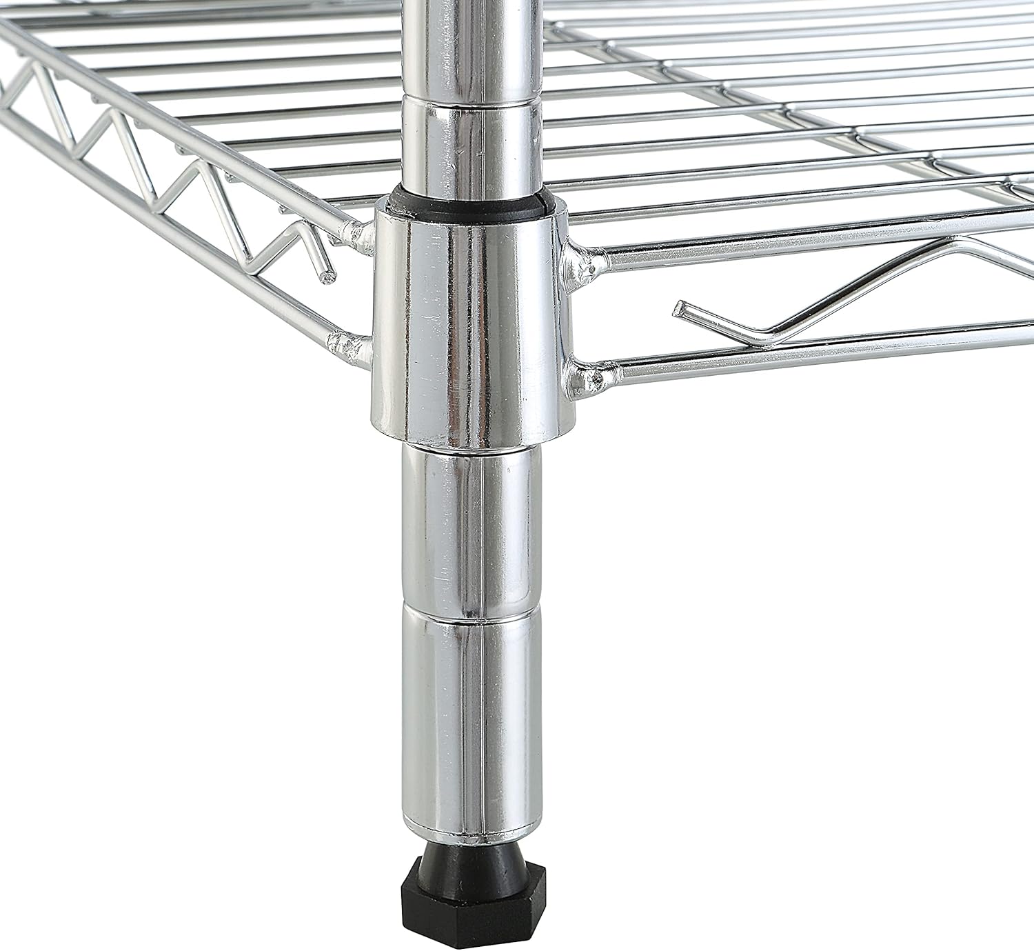 Amazon Basics 5-Shelf Steel Storage Unit 200 lb Capacity Chrome Finish