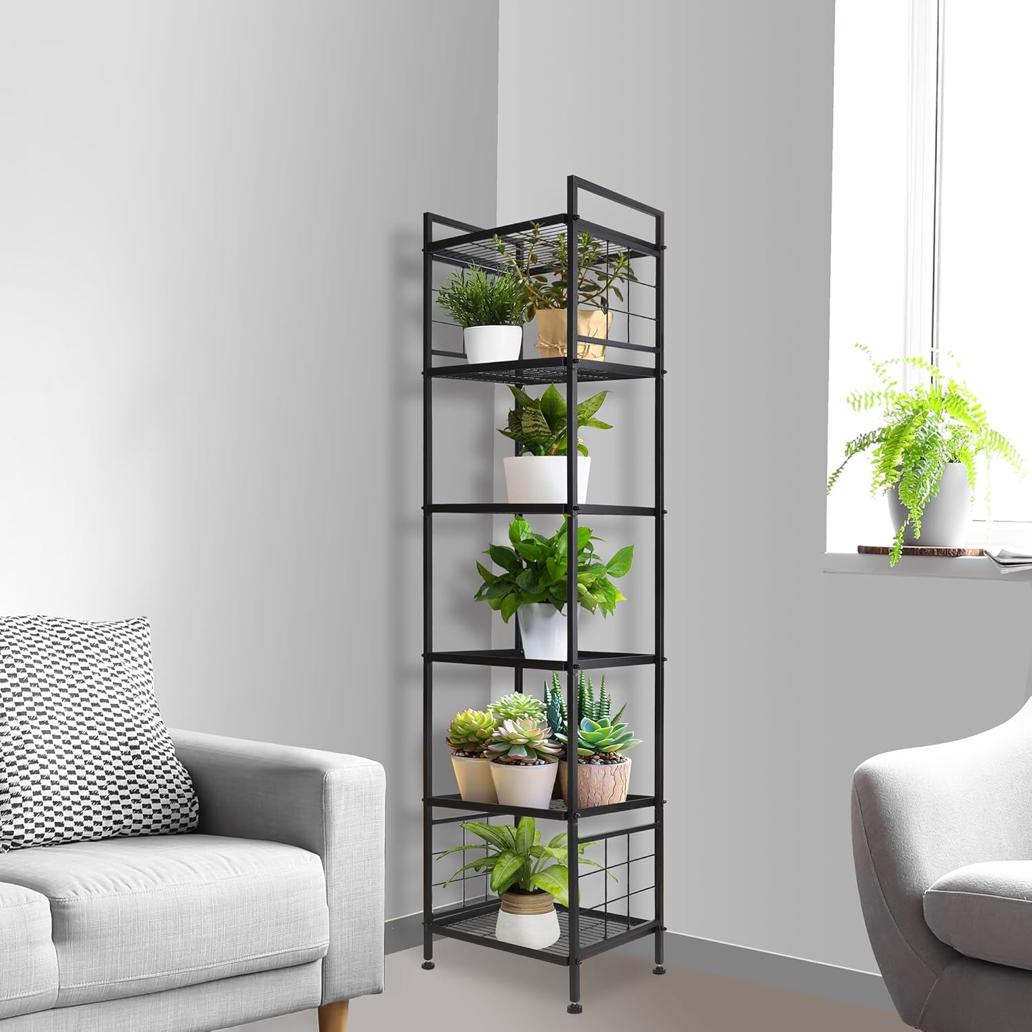 GIOTorent 6-Wire Standing Storage Shelf