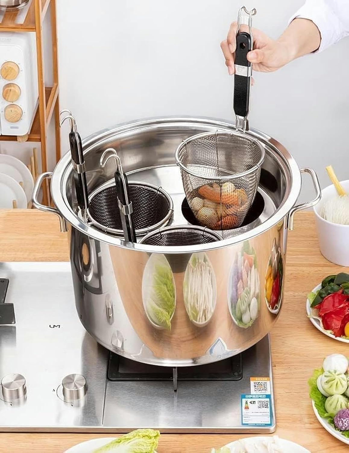 DAOUXIAOP Stainless Steel Pasta Cooker