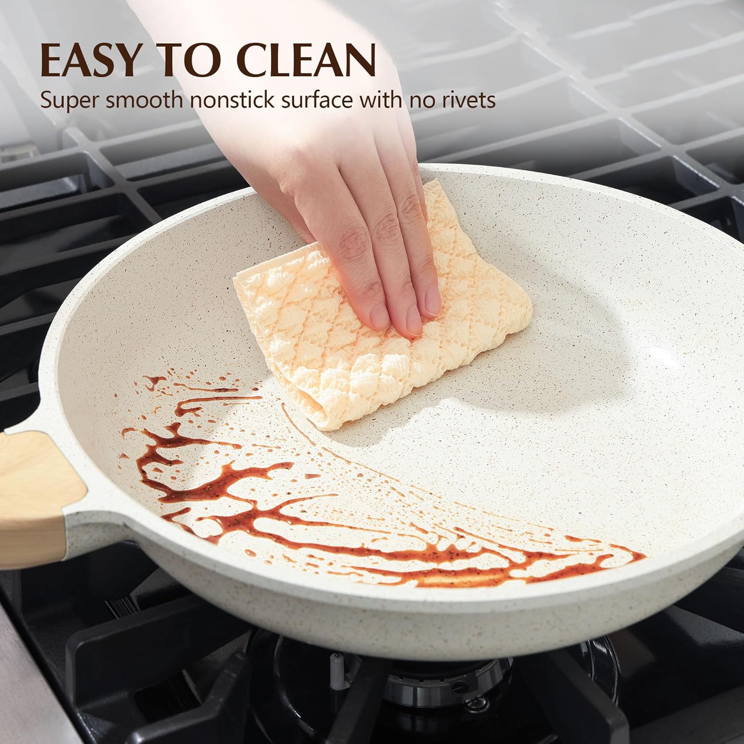 Sensar Atlanta Heavy-Duty Nonstick Ceramic Frying Pan