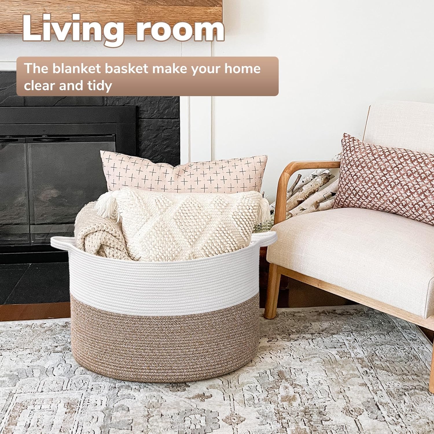 Goodpick Multi-Purpose Large Storage Basket 83L Space-Saving