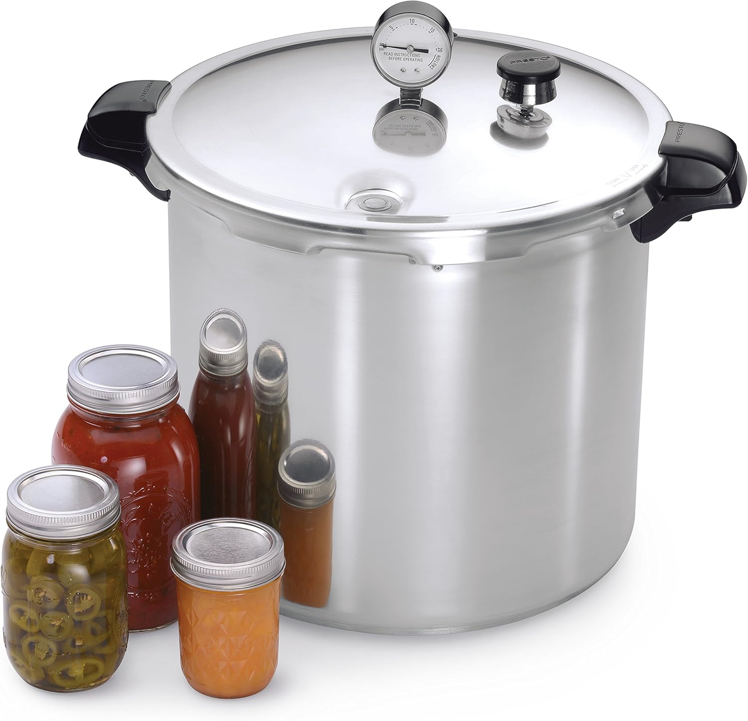Presto 01781 Pressure Canner and Cooker 23 Qt Silver