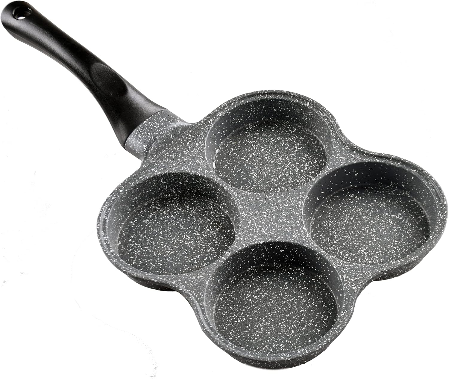 Buecmue Rustless Egg Frying Pan 4-Cup Nonstick